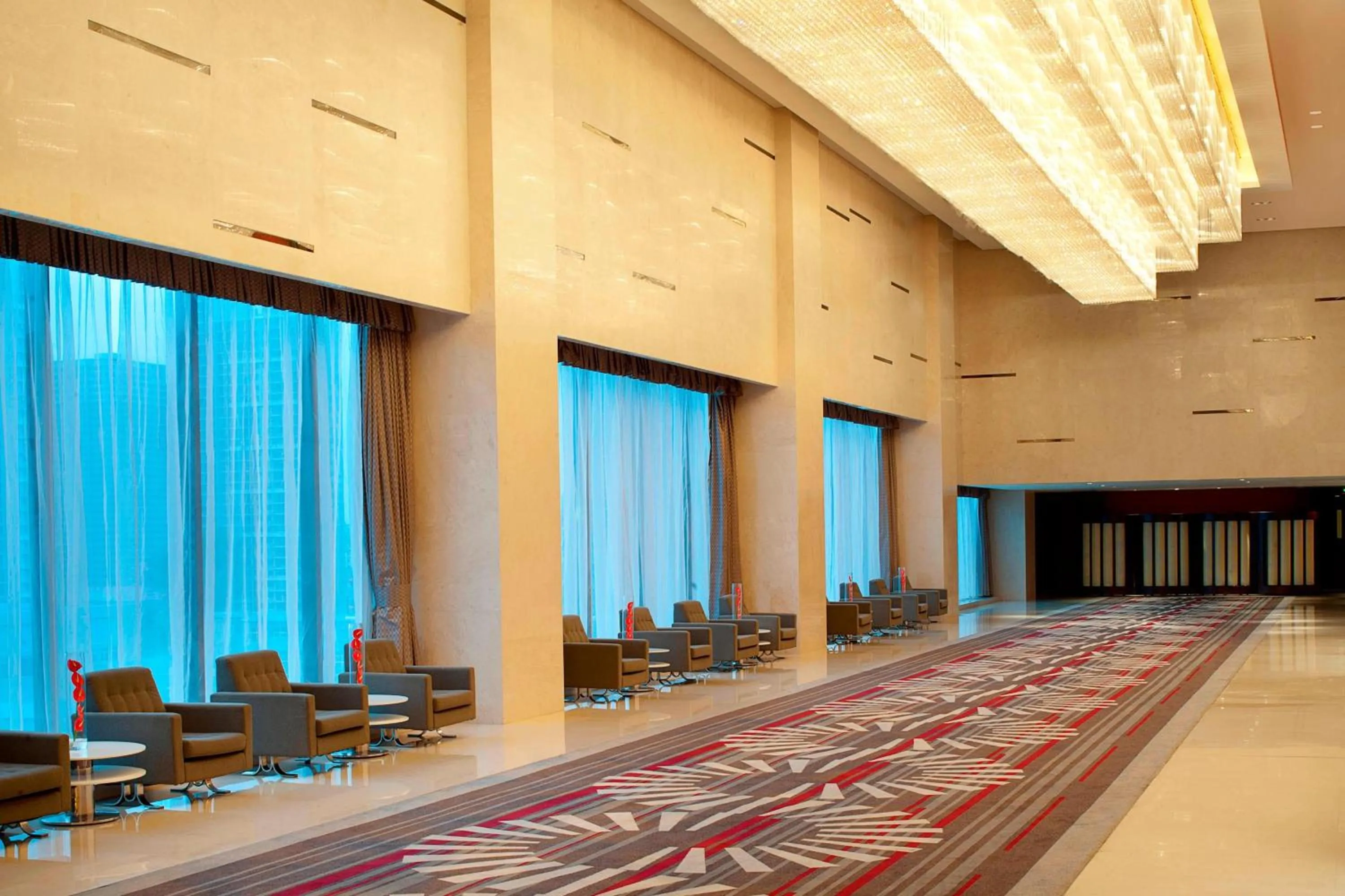 Meeting/conference room in Le Méridien Qingdao l Instagrammable l CBD l Nearby seaside,nearby May 4th Square