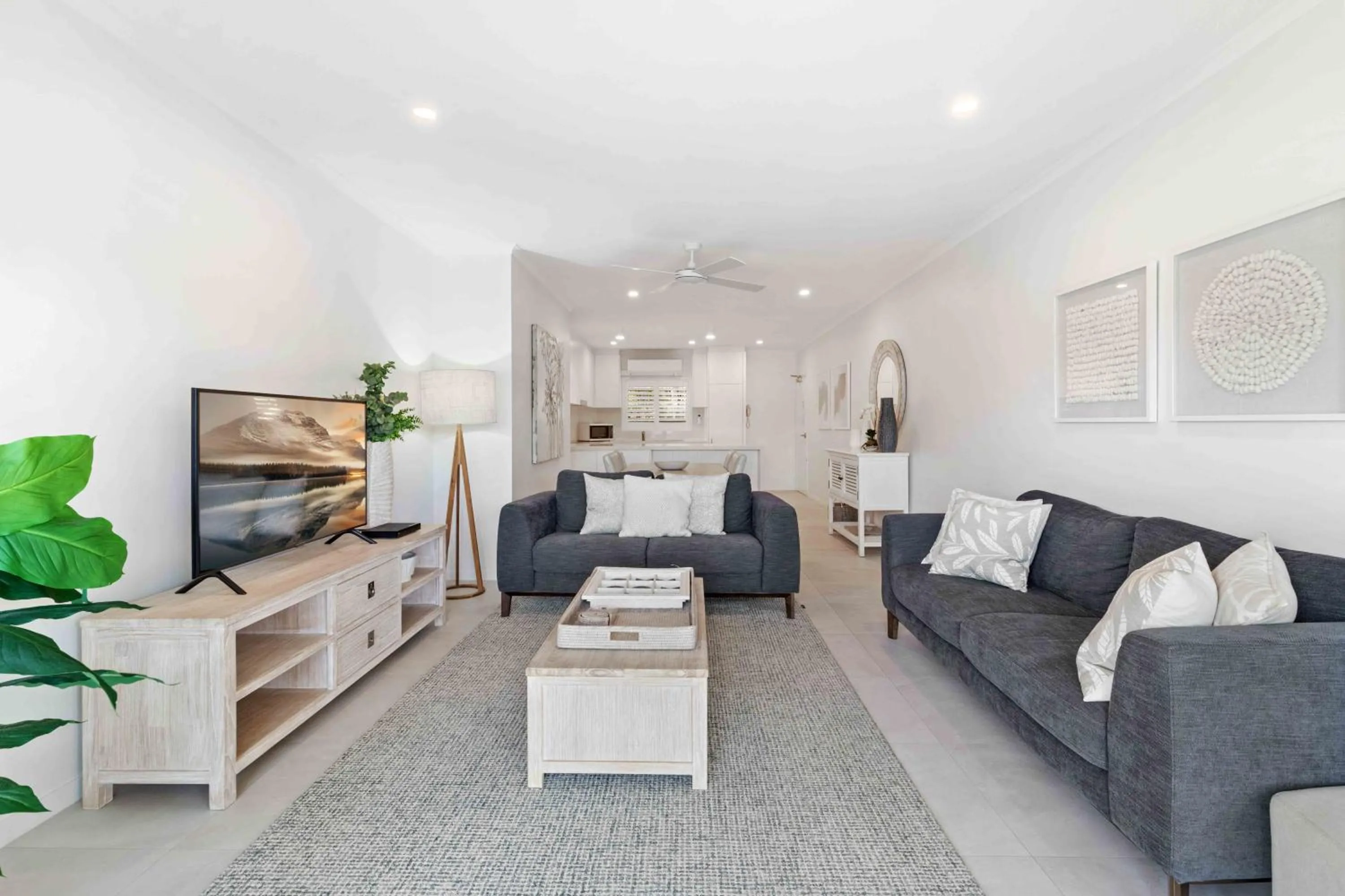 Living room in Culgoa Point Beach Resort