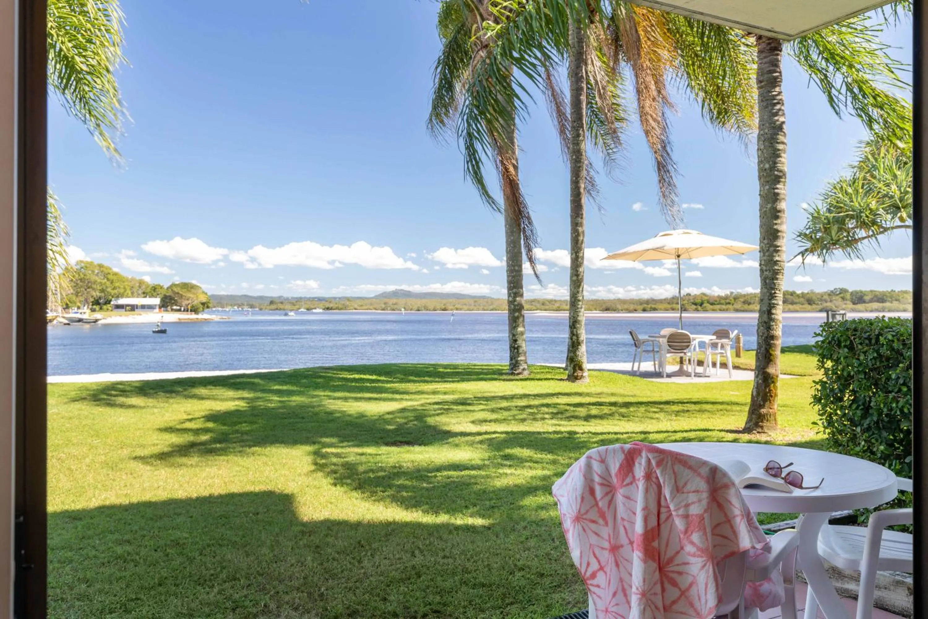 River view in Culgoa Point Beach Resort