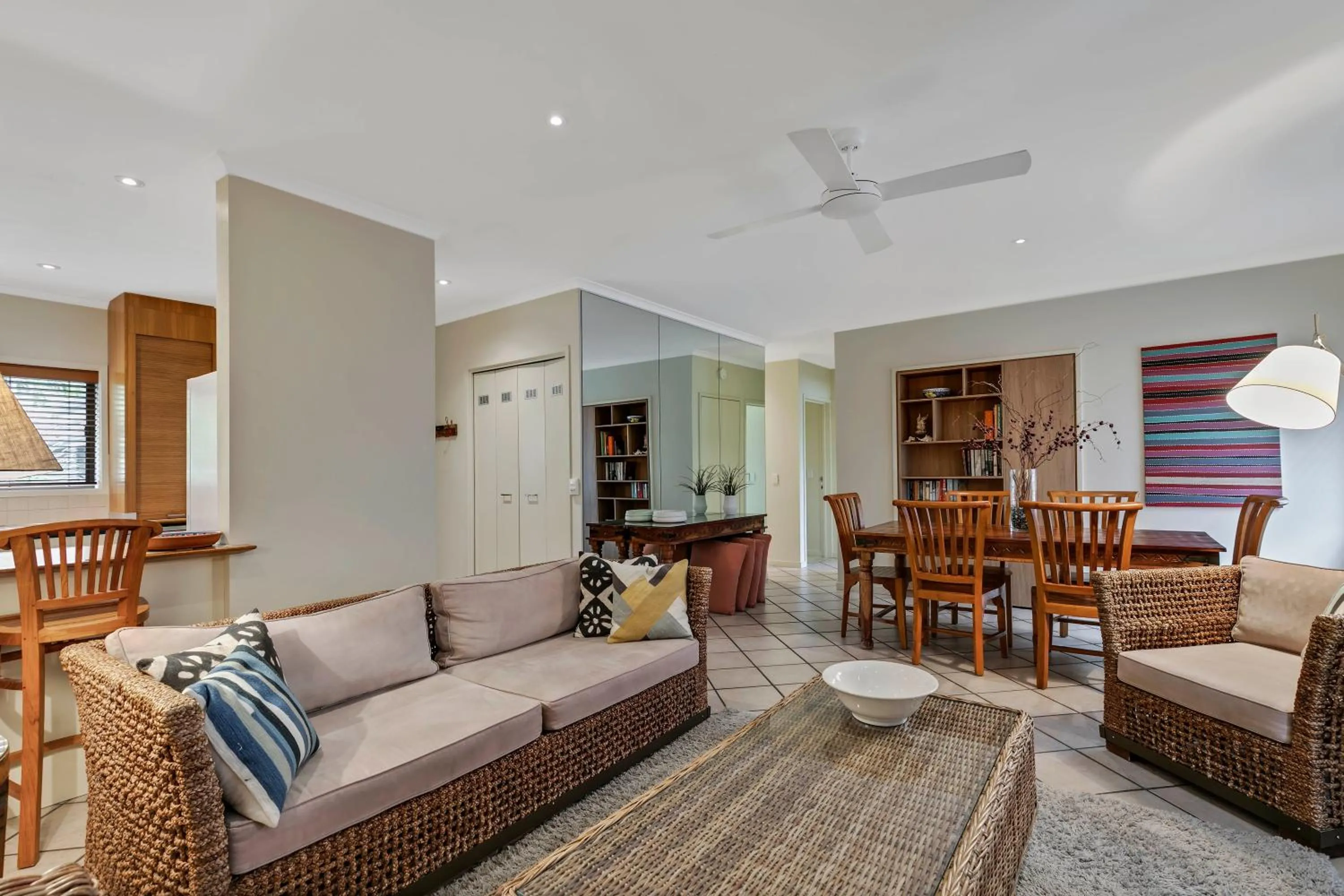 Seating area in Culgoa Point Beach Resort
