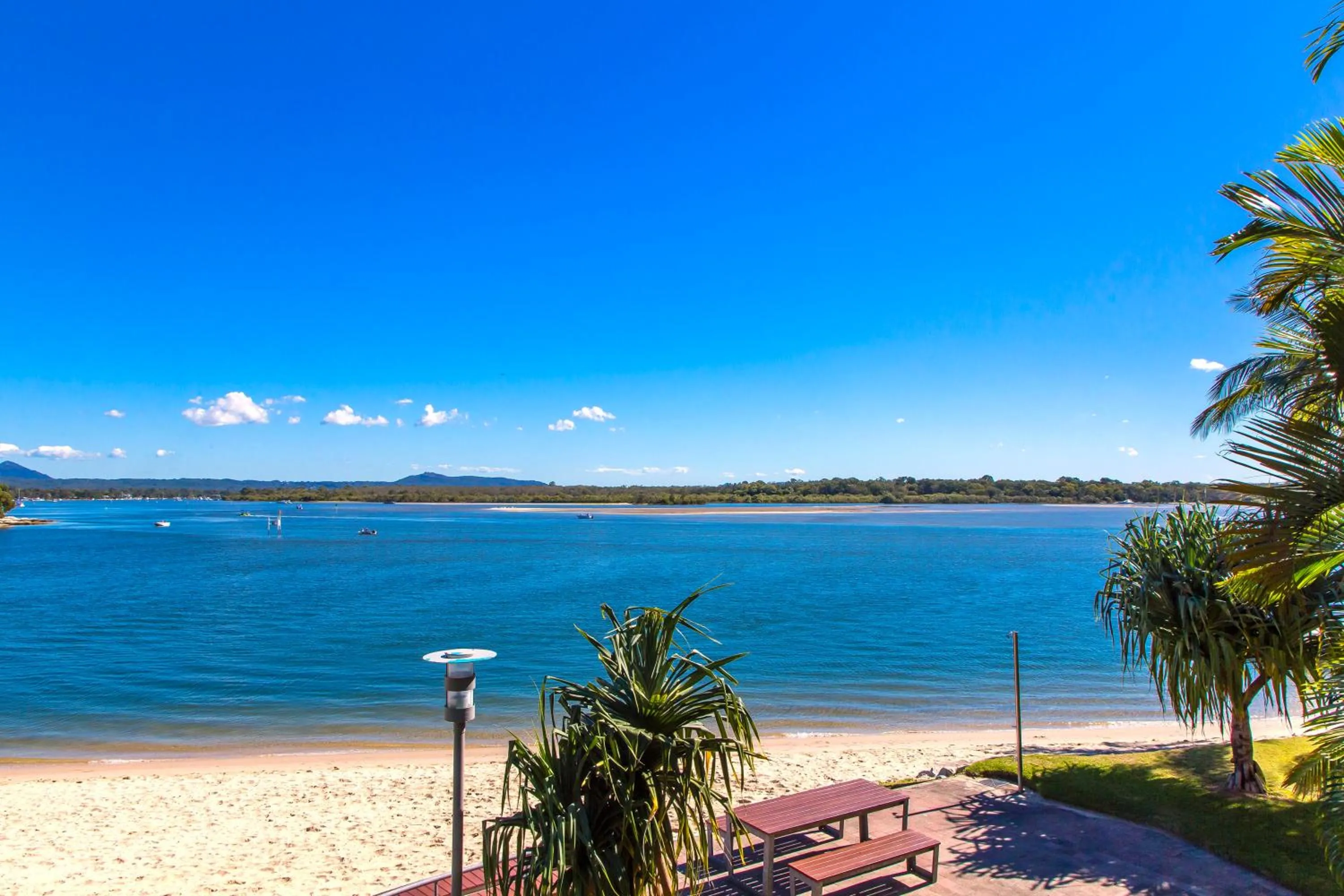 River view in Culgoa Point Beach Resort