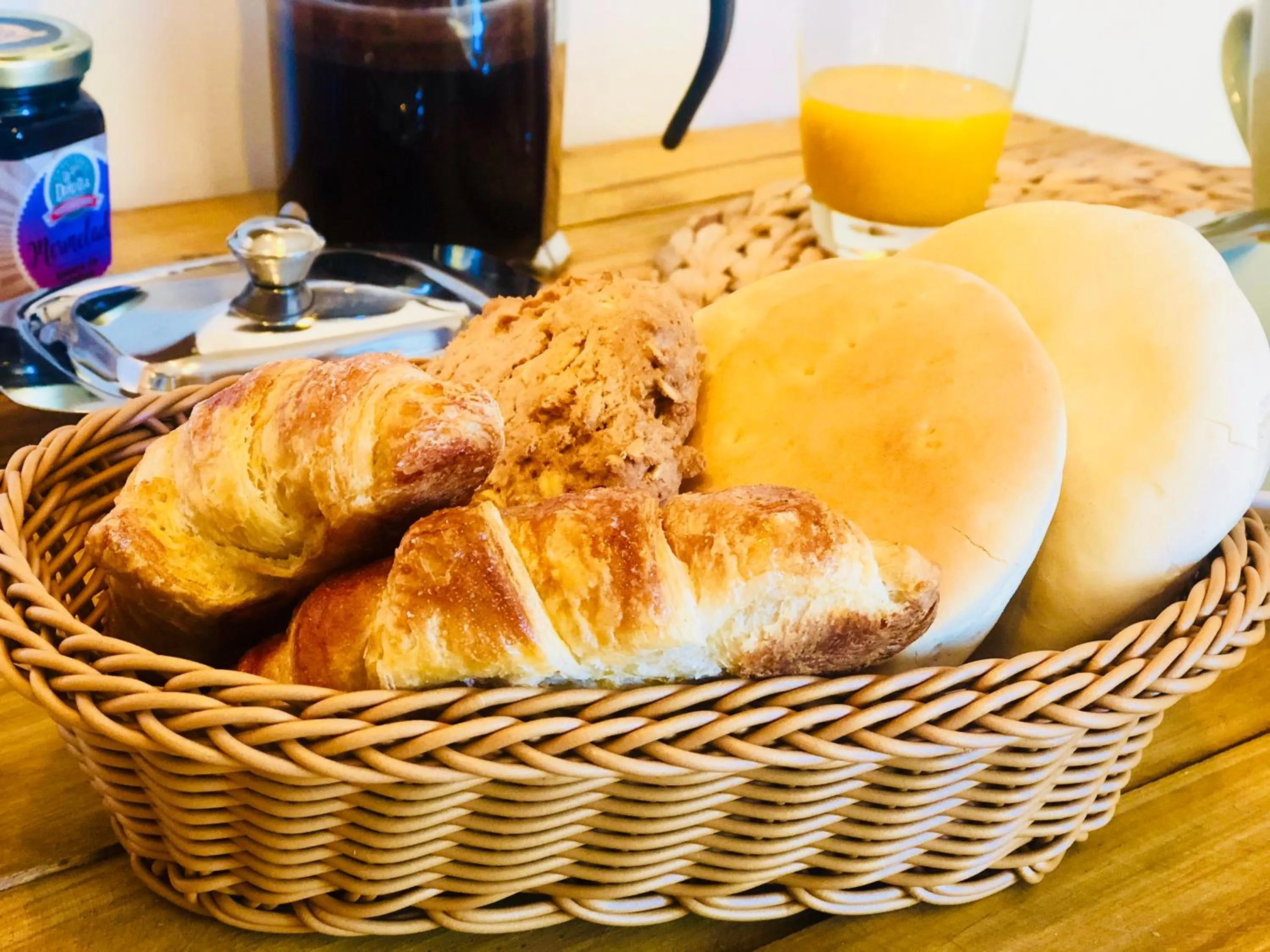 American breakfast in DT Loft