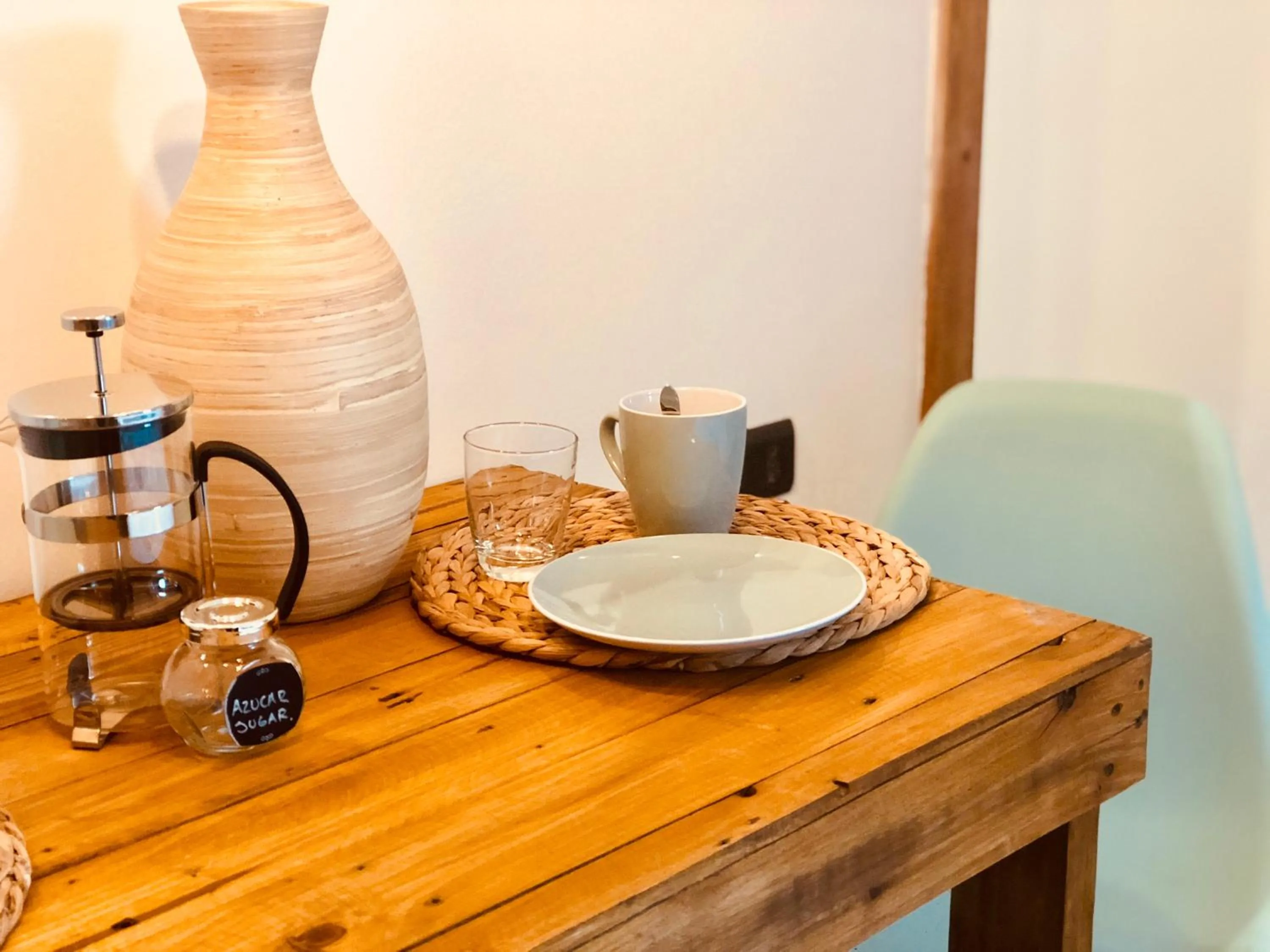 Dining area in DT Loft