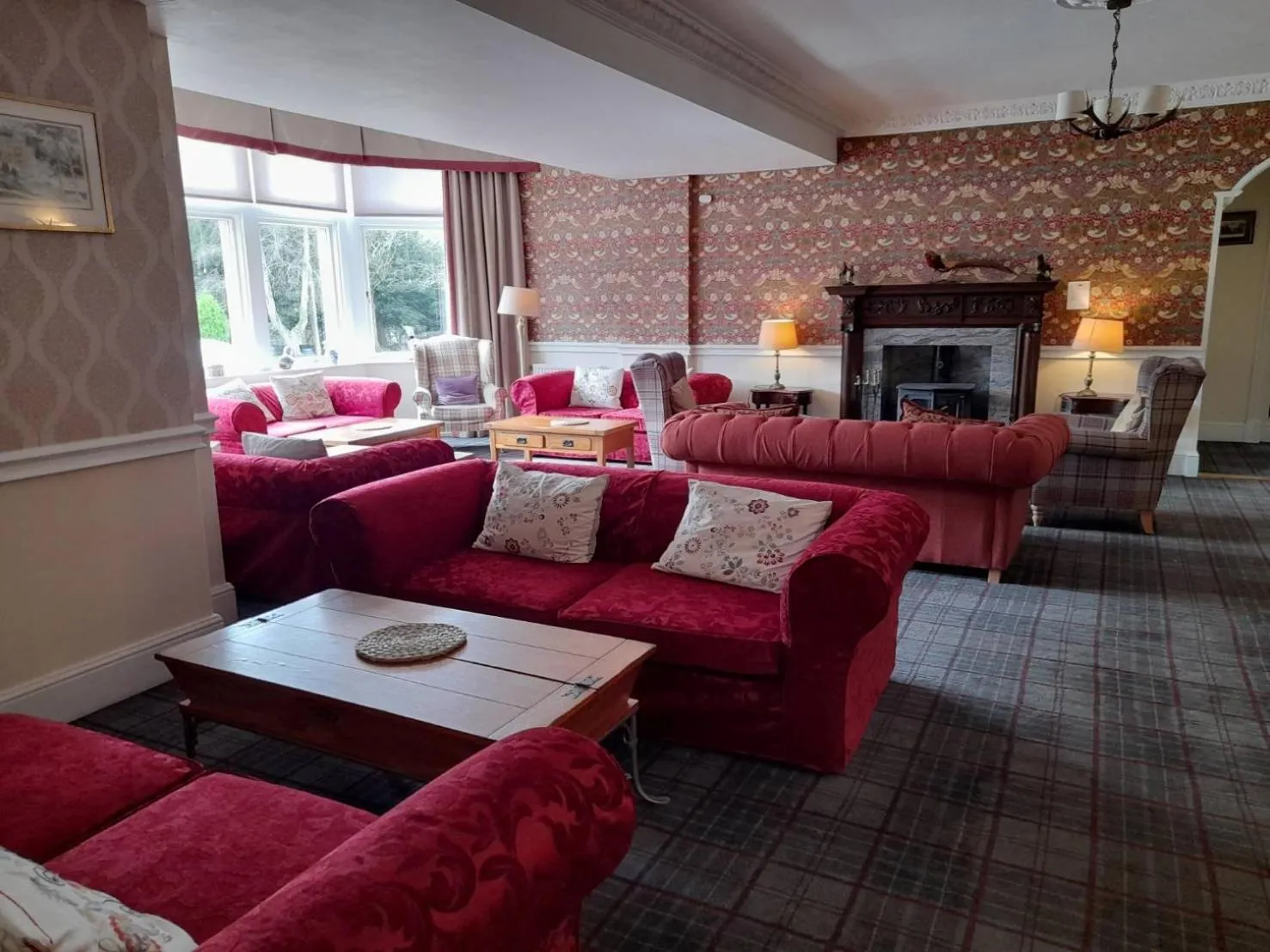 Seating area in Dryburgh Abbey Hotel