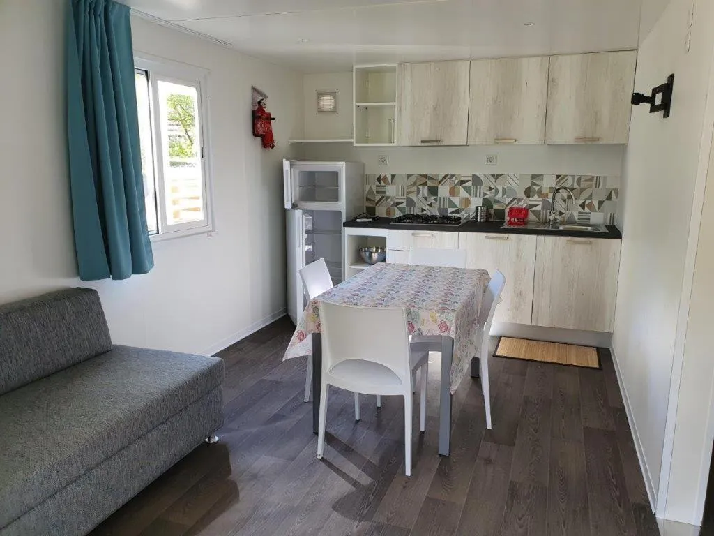 Living room in Camping Al Lago Ledro