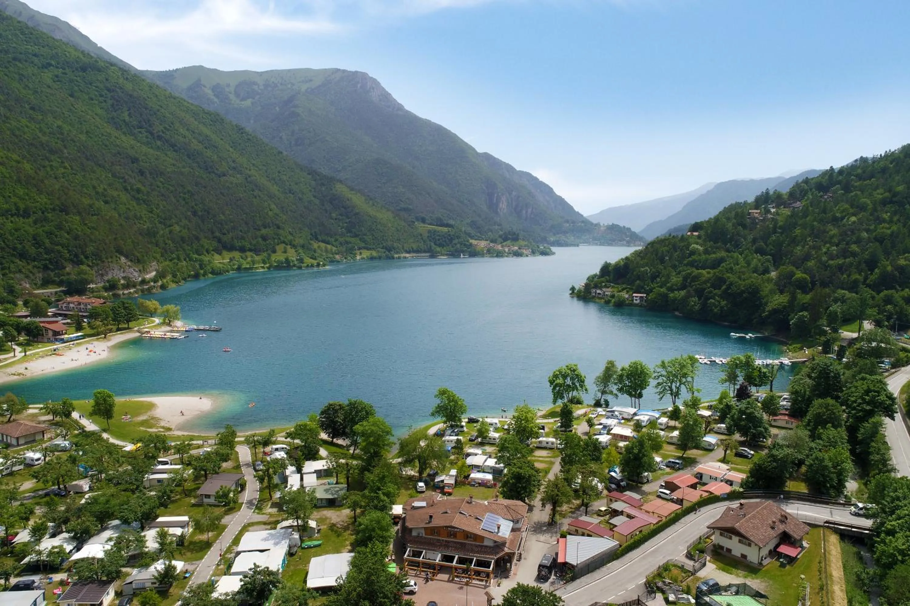 Natural landscape in Camping Al Lago Ledro