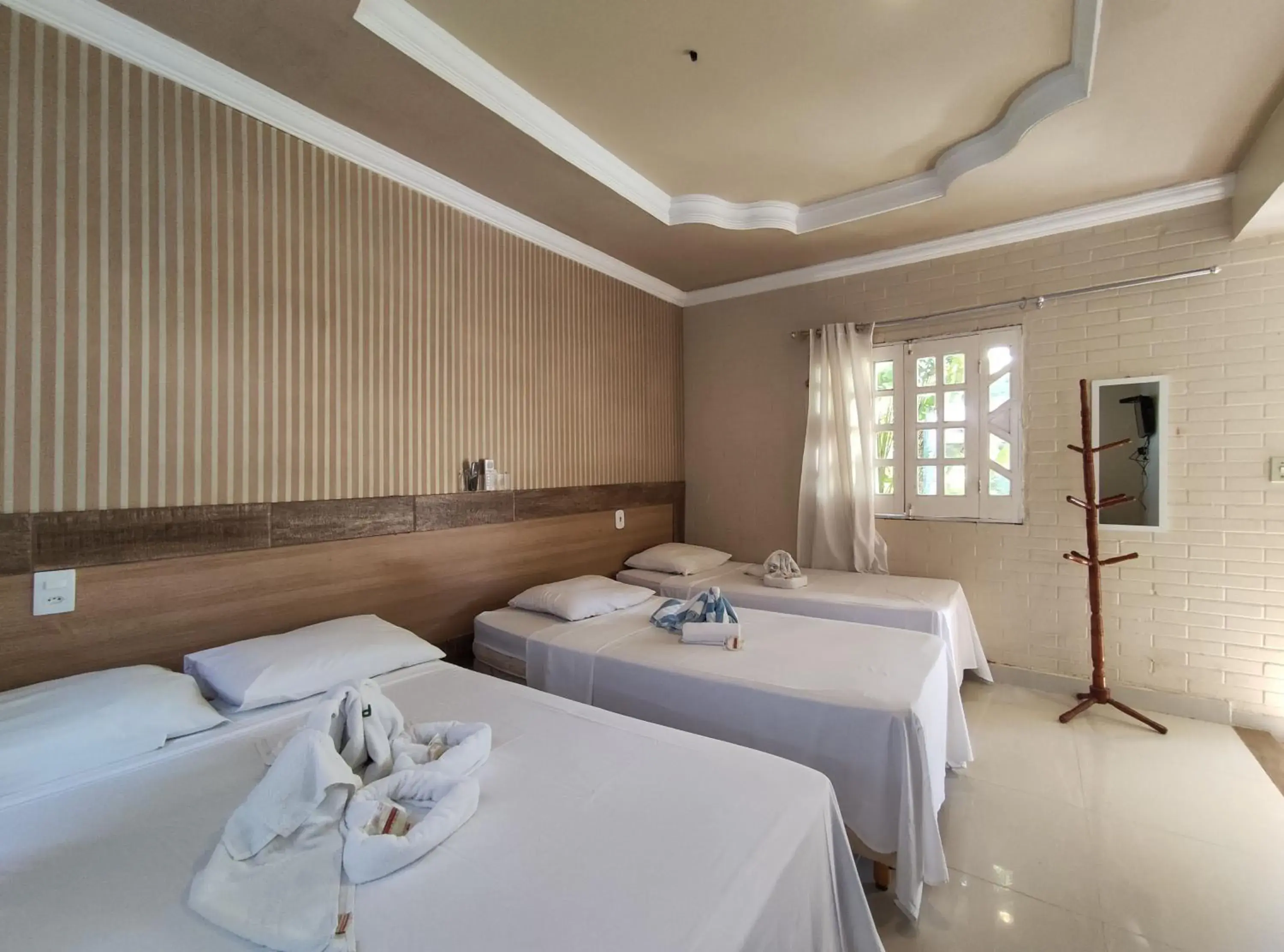 Quadruple Room in Pousada Porto dos Corais Quadruple Room in Pousada Porto dos Corais