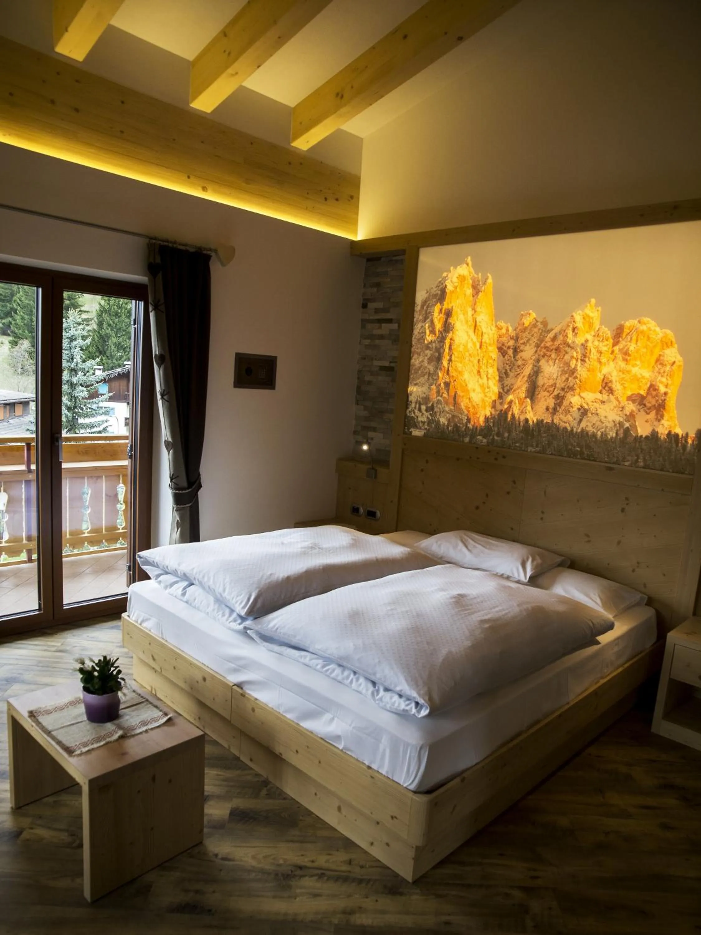 Bed in Hotel El Paster