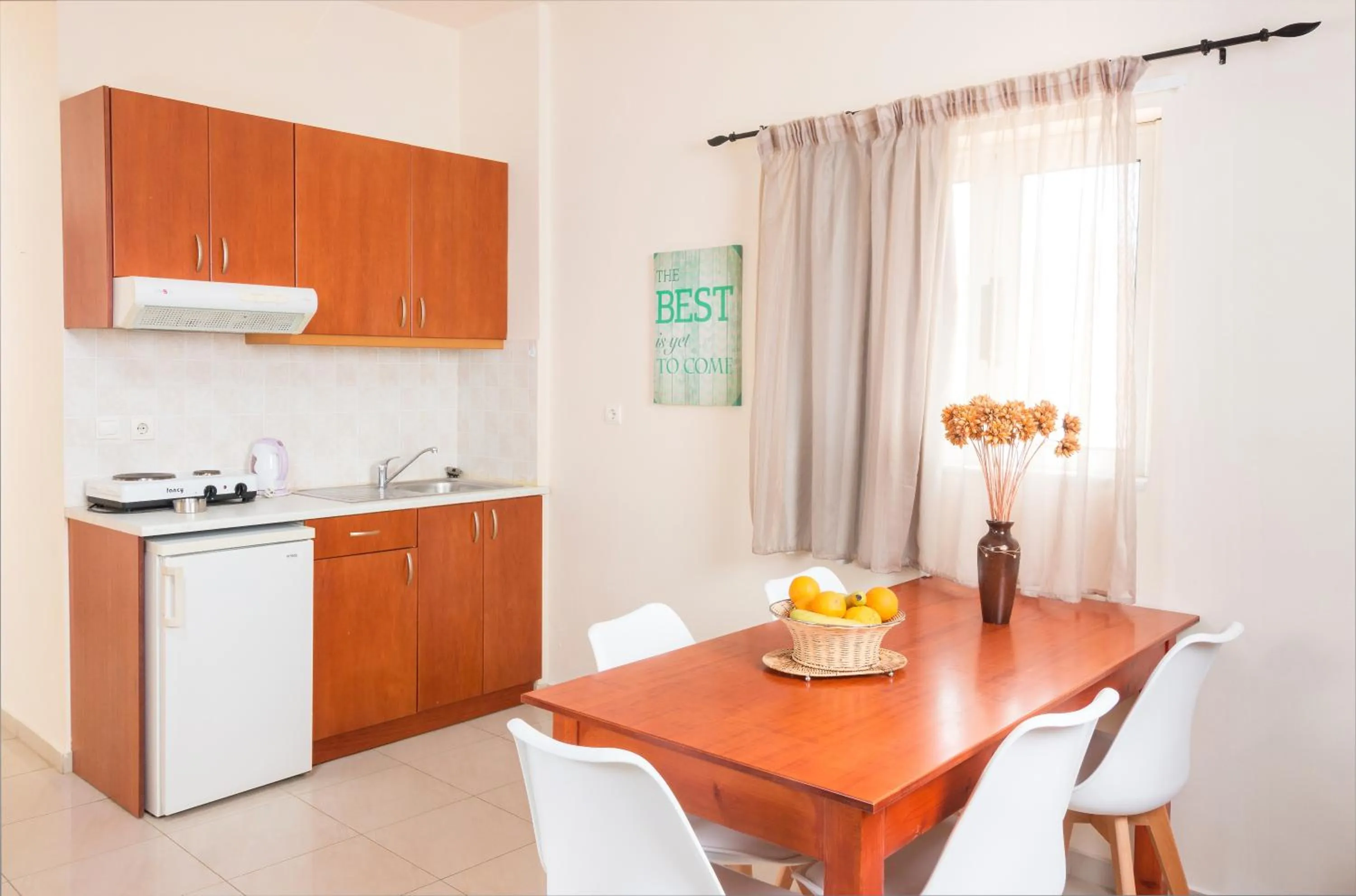 Kitchen or kitchenette in Dimitra & Evdokia Hotel