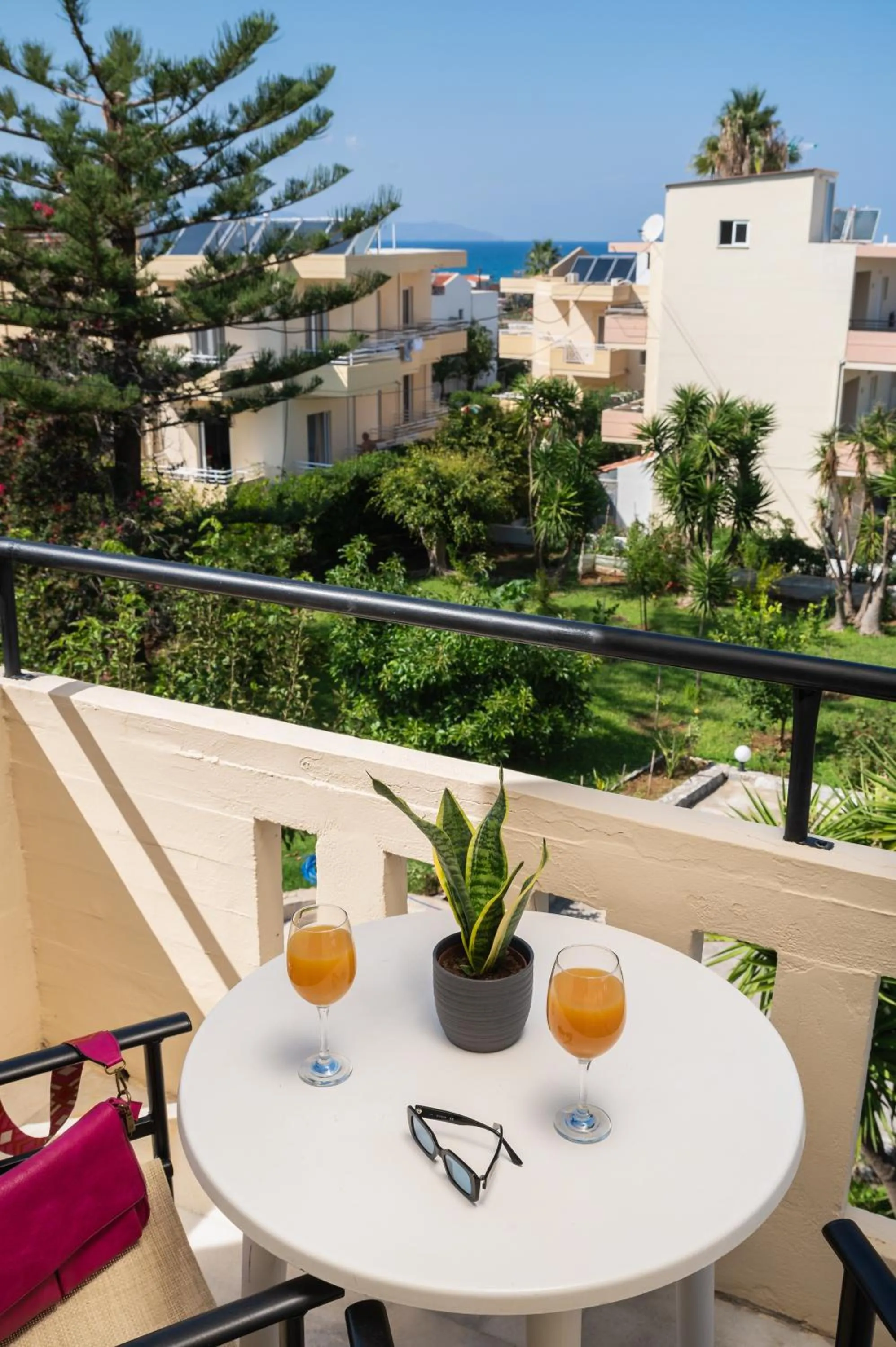 Balcony/Terrace in Dimitra & Evdokia Hotel