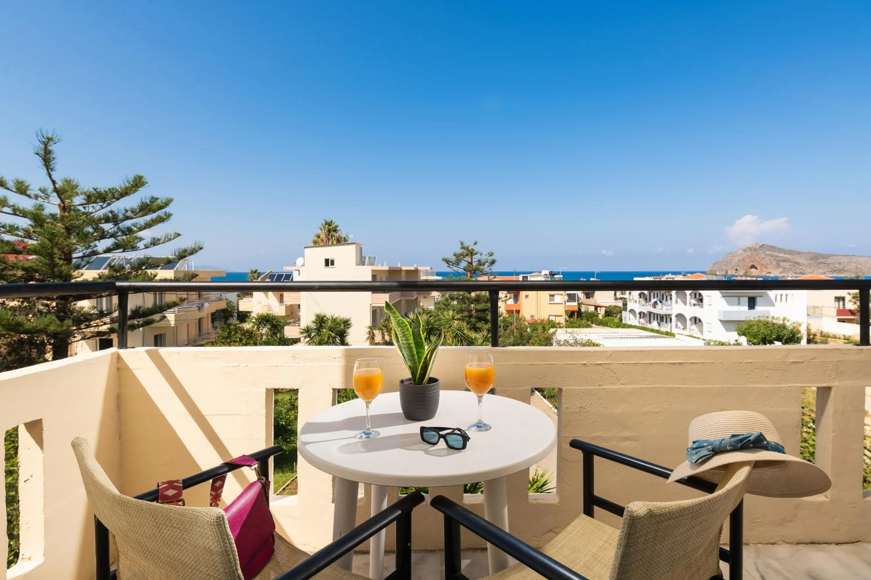 Balcony/Terrace in Dimitra & Evdokia Hotel