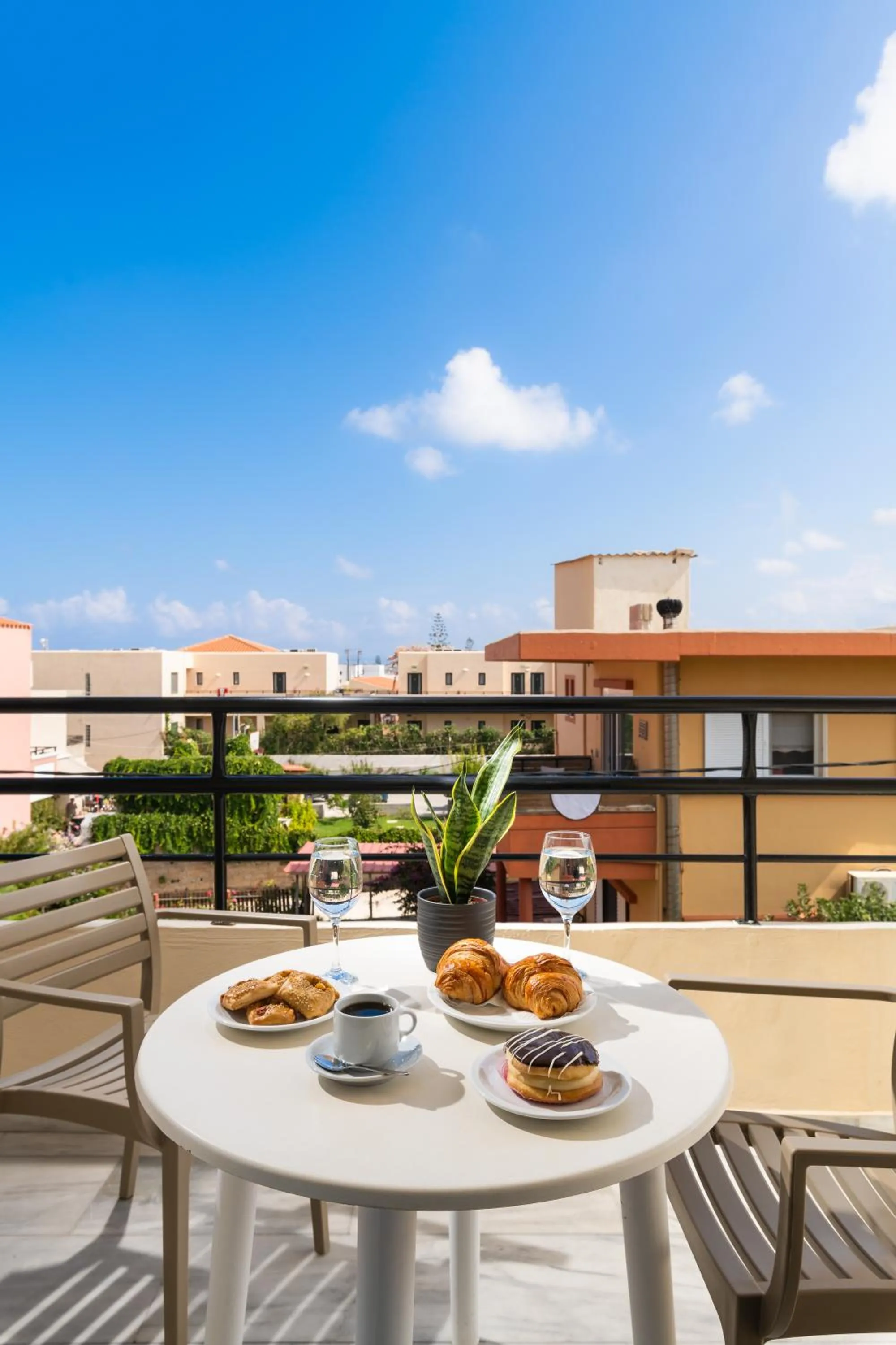 Balcony/Terrace in Dimitra & Evdokia Hotel