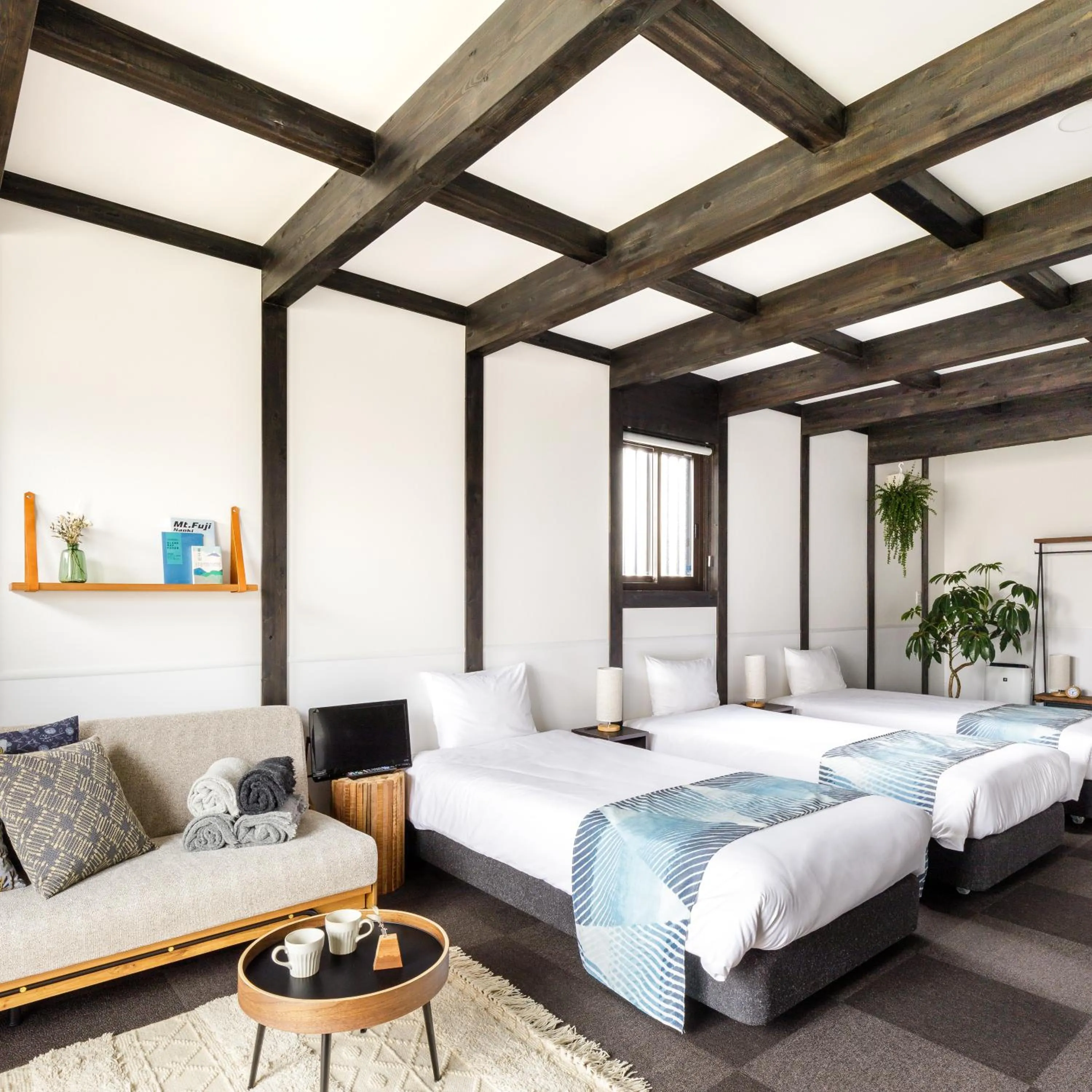 Photo of the whole room, Bed in JINYA Fujikawaguchiko