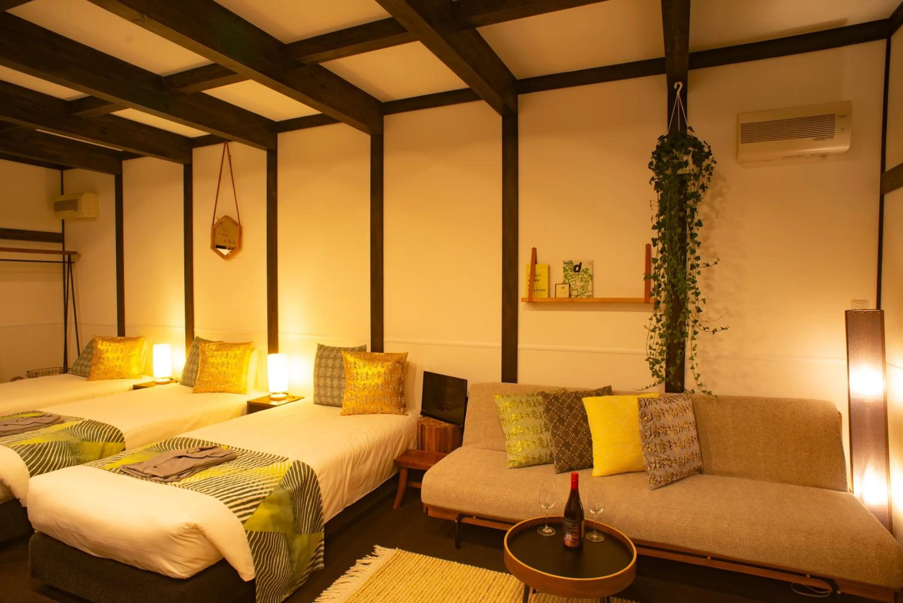 Photo of the whole room, Bed in JINYA Fujikawaguchiko