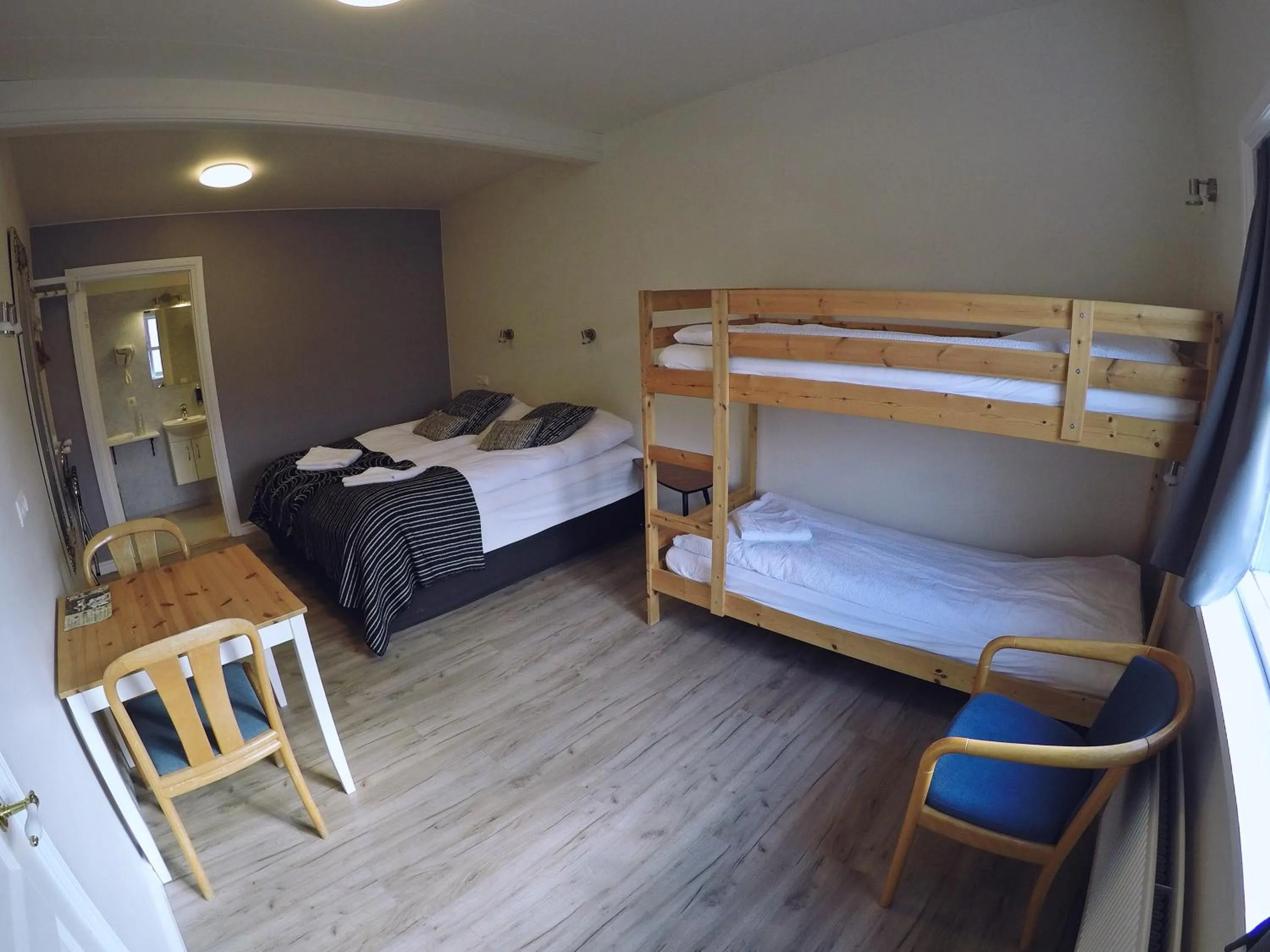 Bed in Hotel Hjardarbol