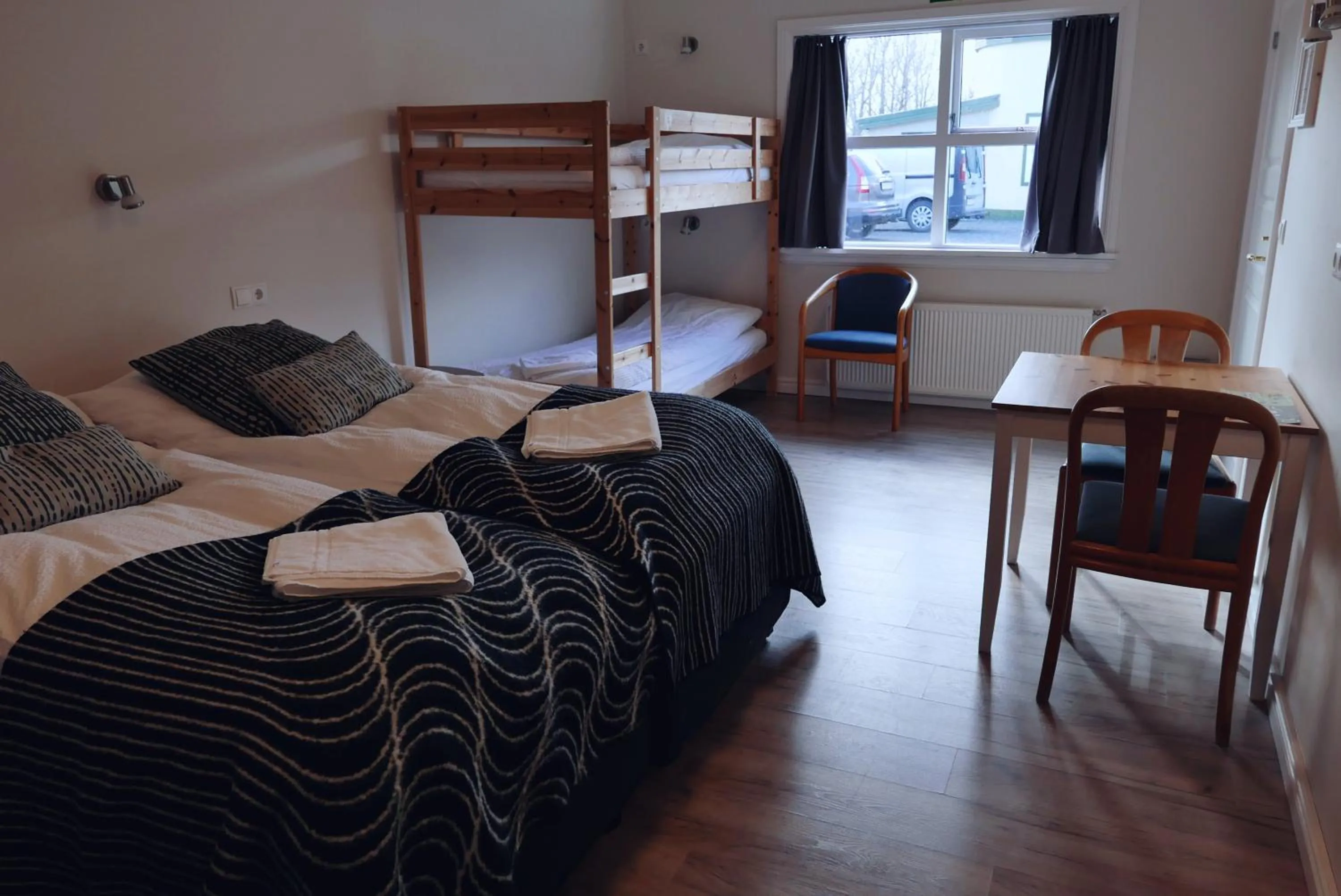 Bed in Hotel Hjardarbol