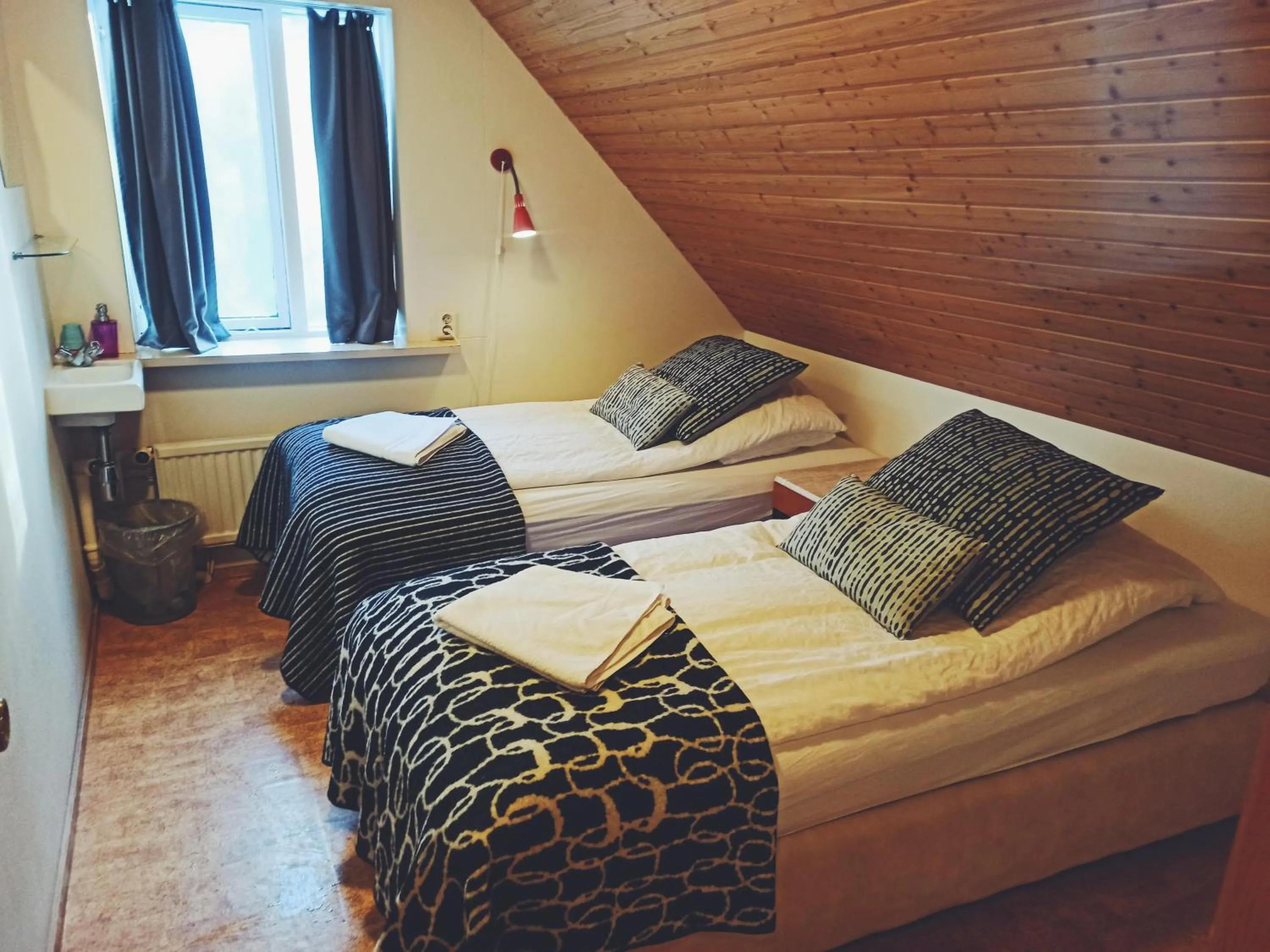 Photo of the whole room, Bed in Hotel Hjardarbol