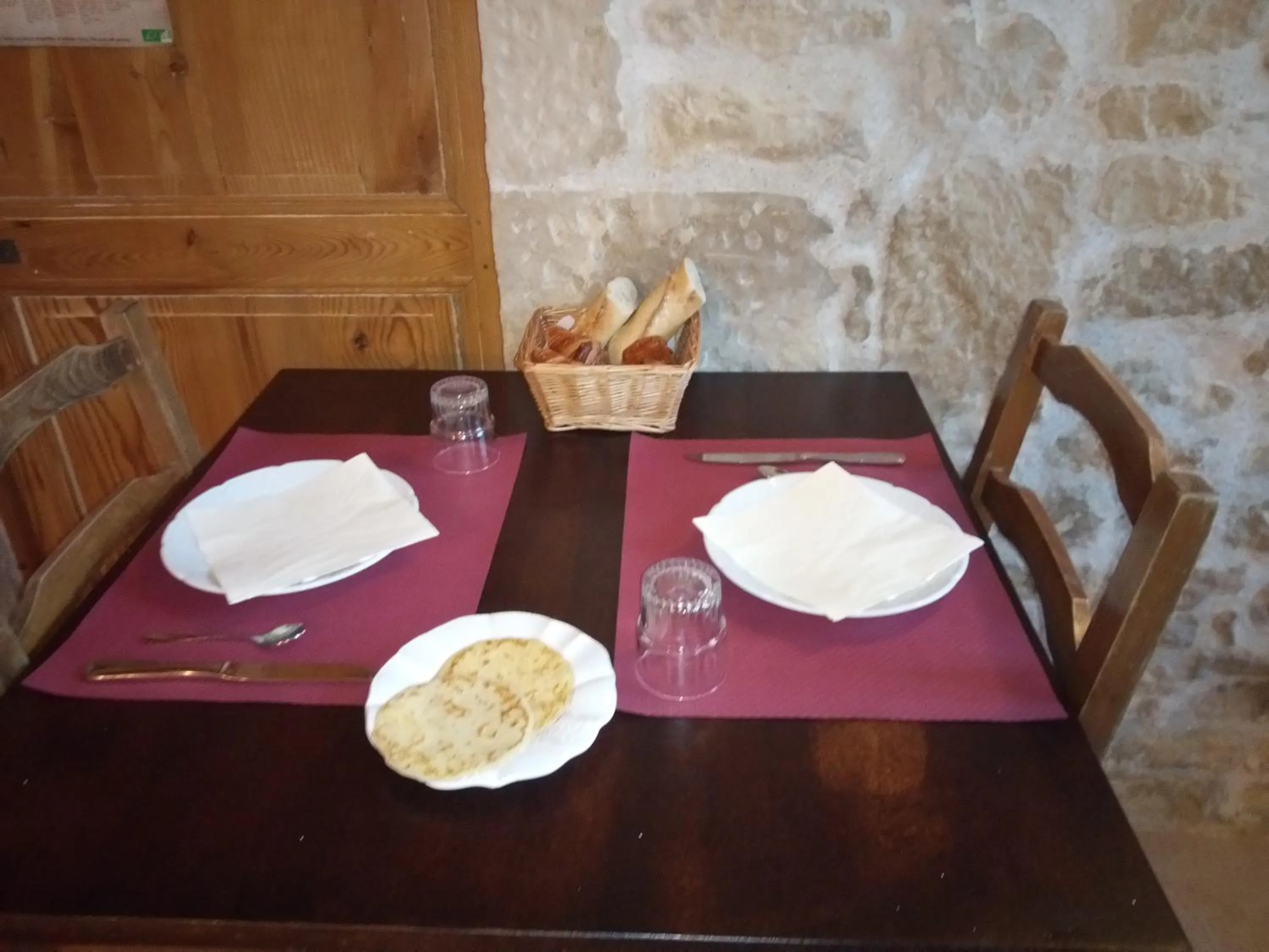 Breakfast in Hôtel du Donjon