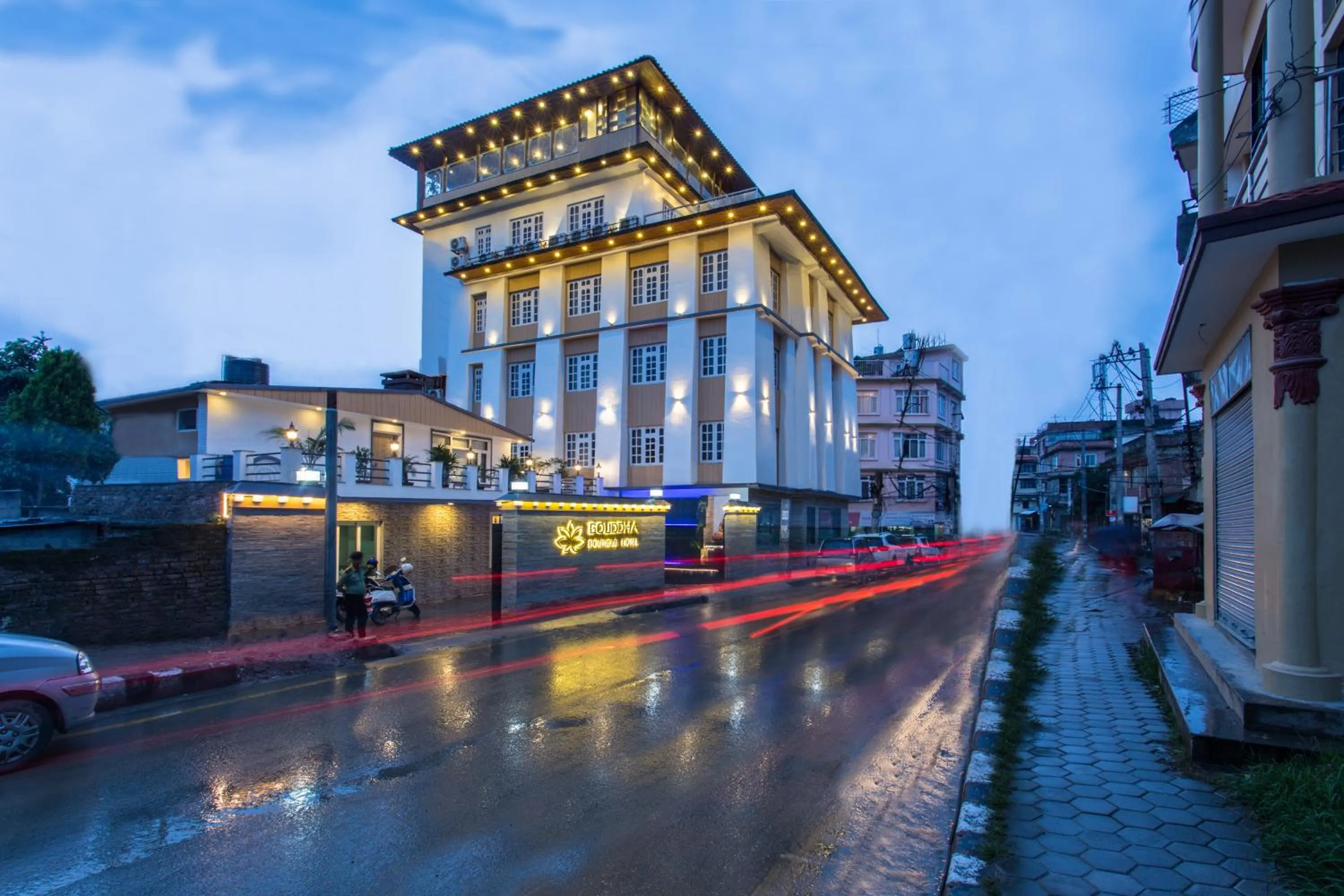 Property building in Boudha Boutique Hotel