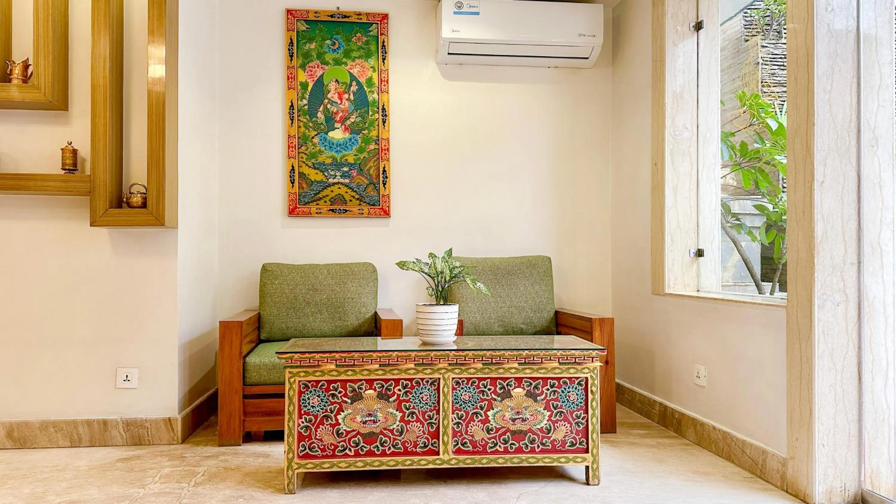 Lobby or reception in Boudha Boutique Hotel