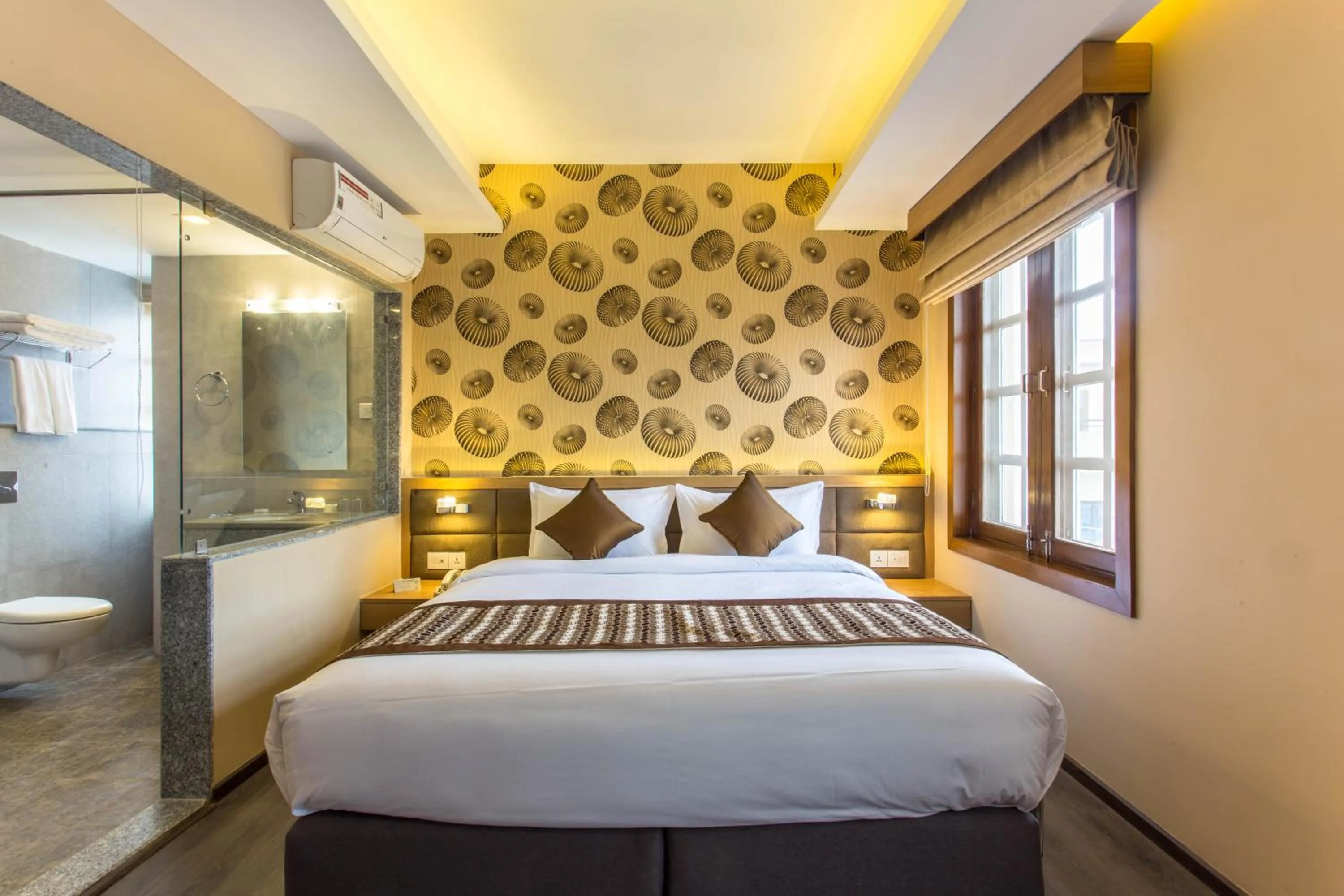 Bedroom, Bed in Boudha Boutique Hotel
