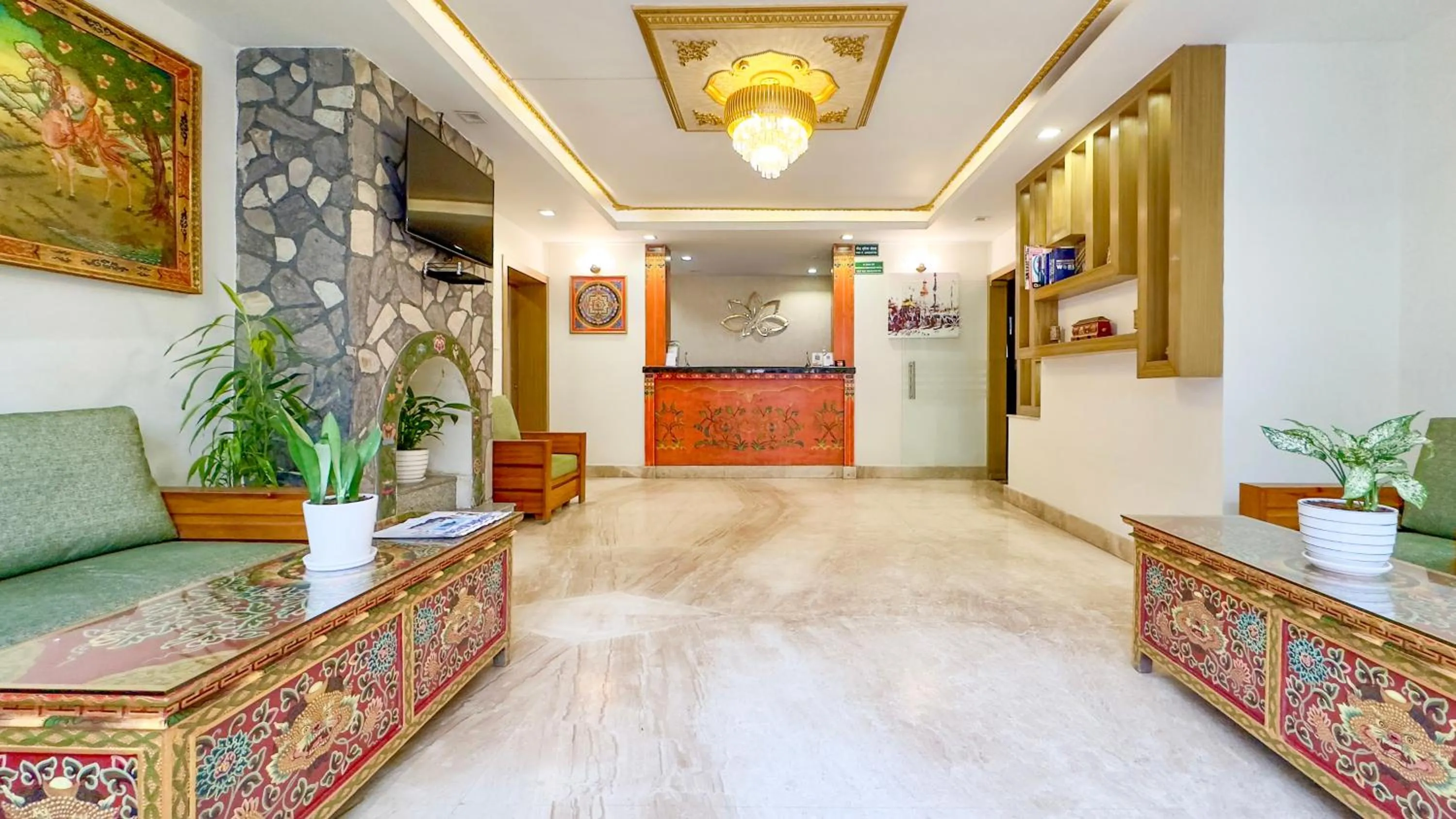 Lobby or reception in Boudha Boutique Hotel