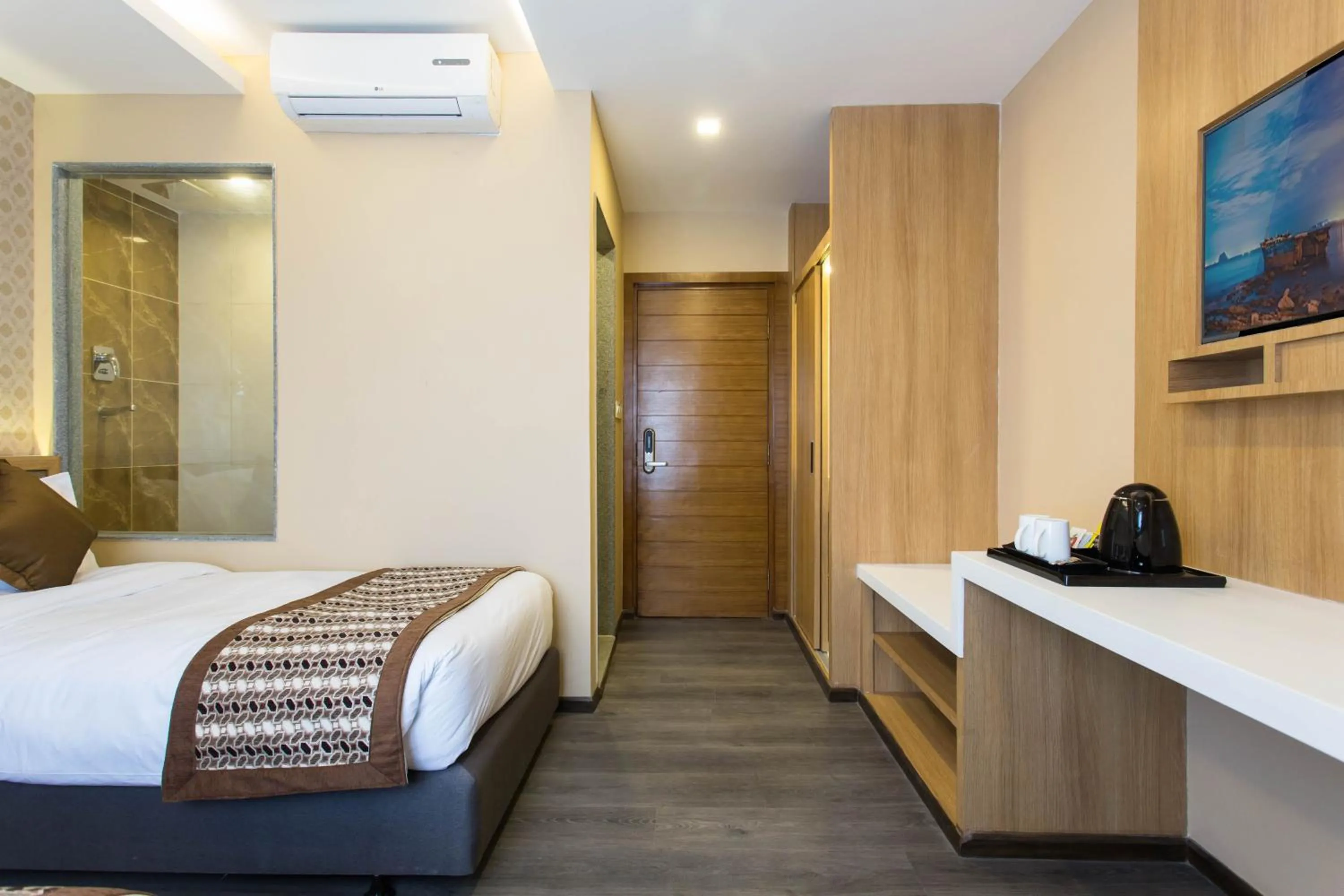 Bedroom, Bed in Boudha Boutique Hotel