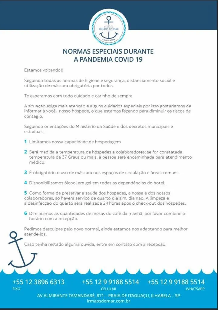 Activities in Pousada Irmãos do Mar