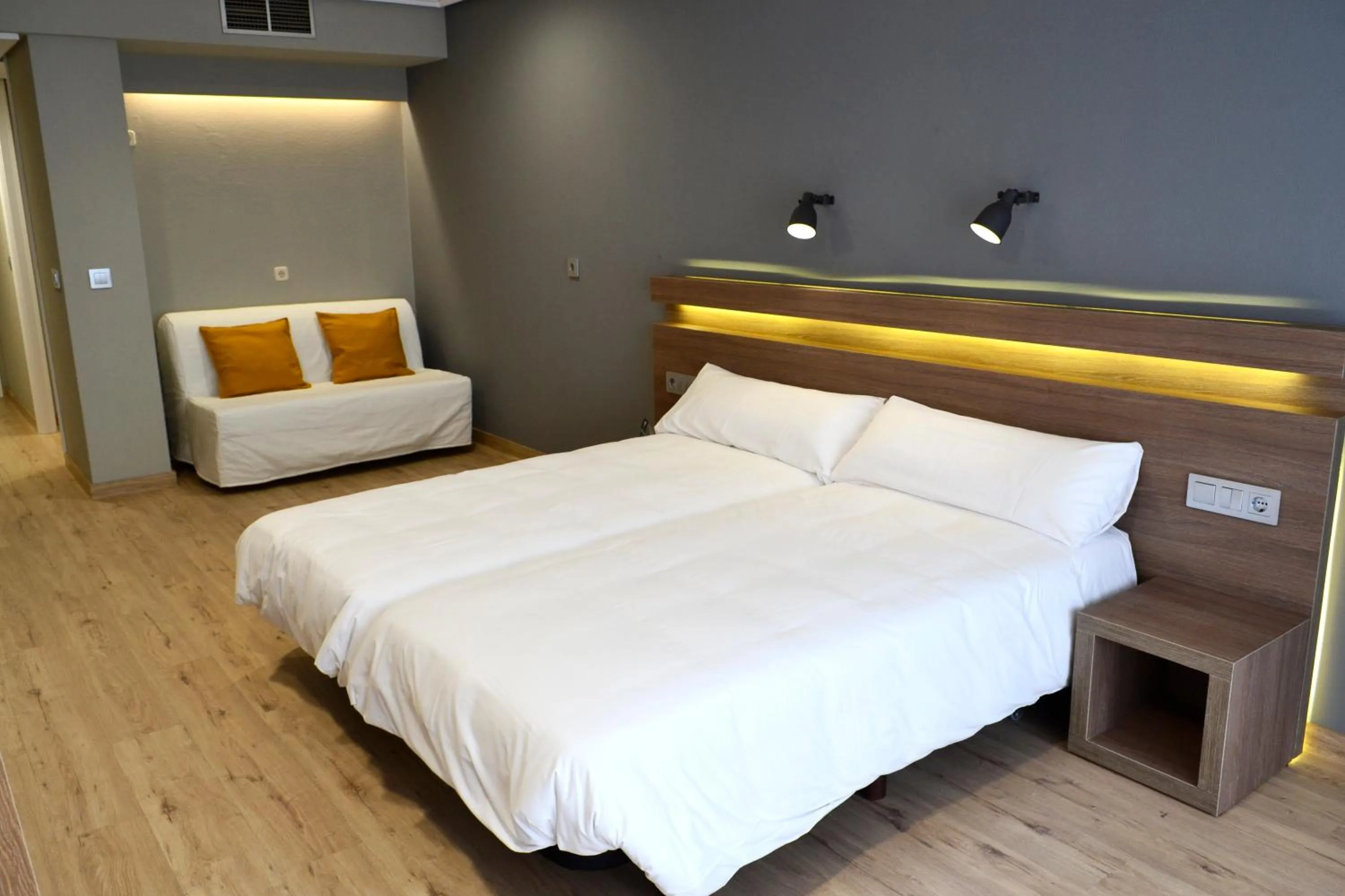 Bed in Hotel Alda Sada Marina