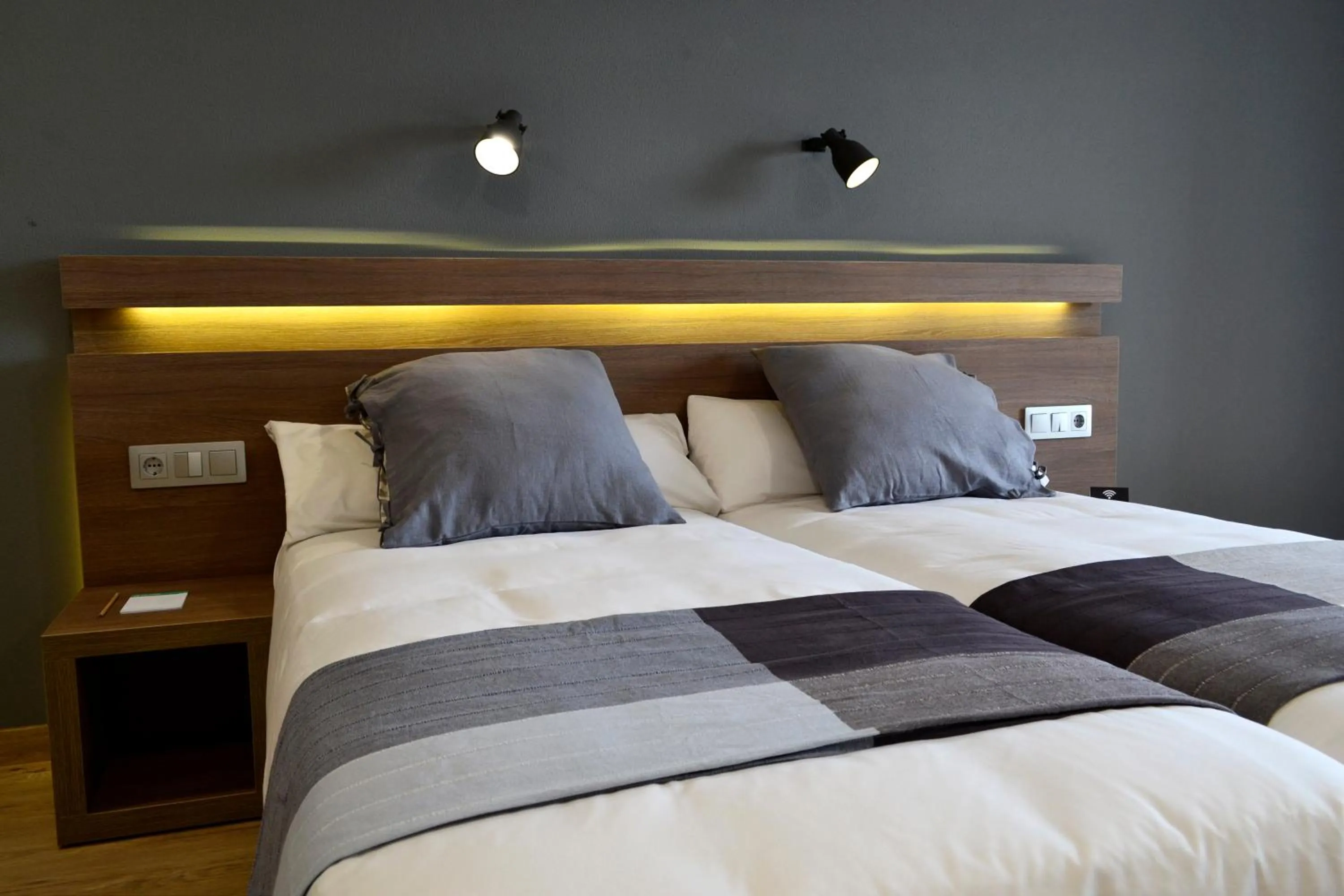 Bed in Hotel Alda Sada Marina