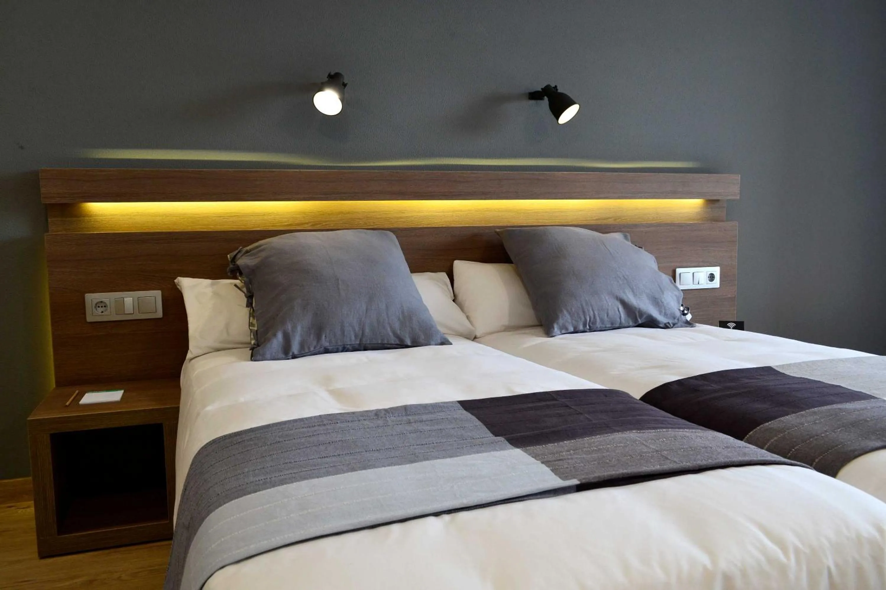 Bed in Hotel Alda Sada Marina