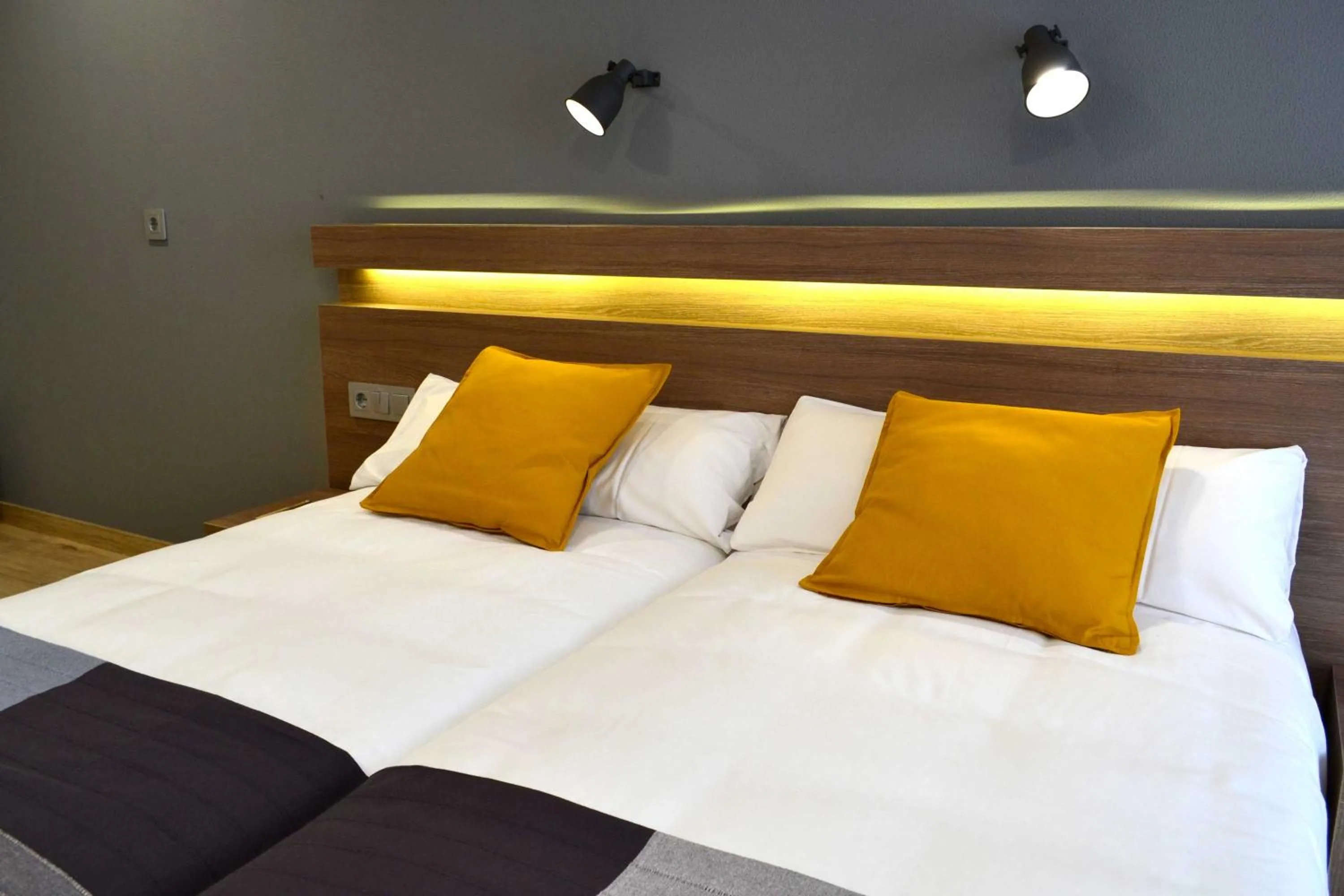 Bed in Hotel Alda Sada Marina