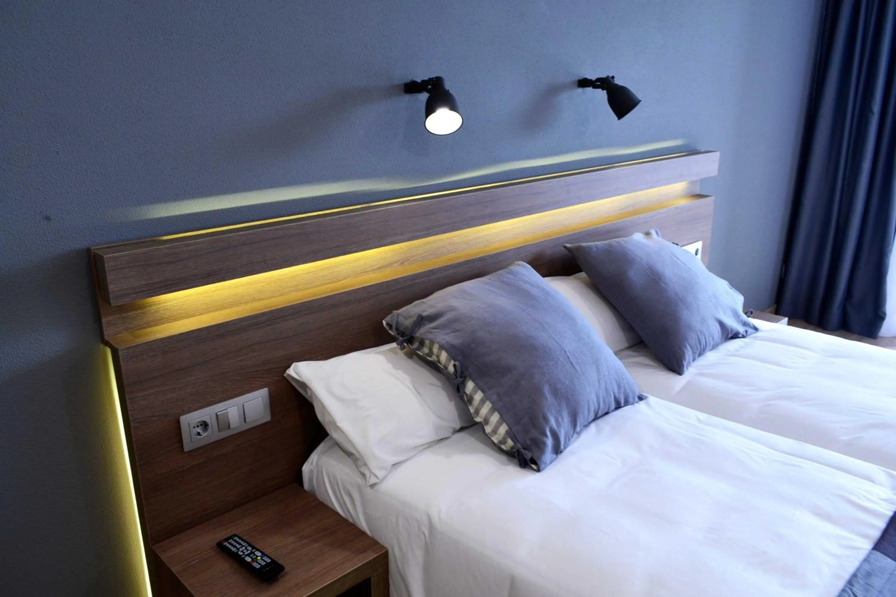 Bed in Hotel Alda Sada Marina