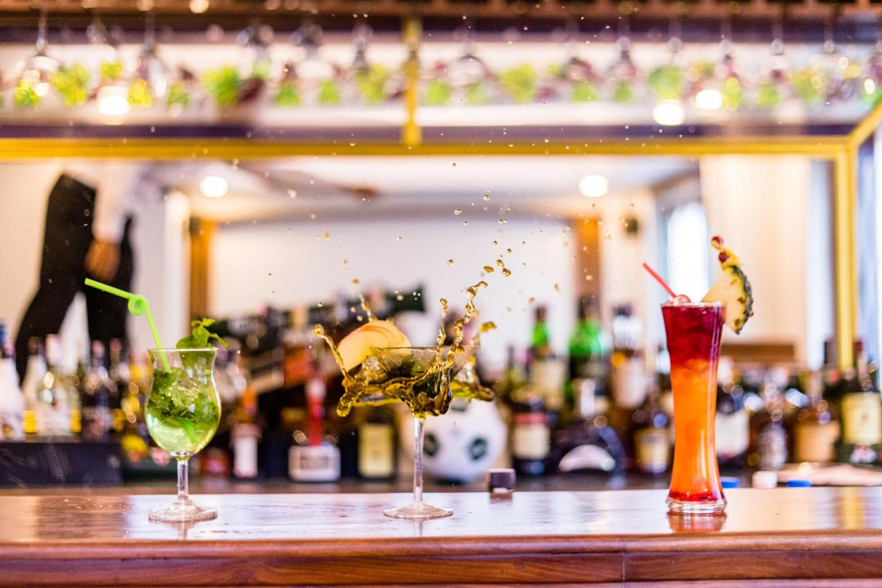 Drinks in Hotel Le Himalaya