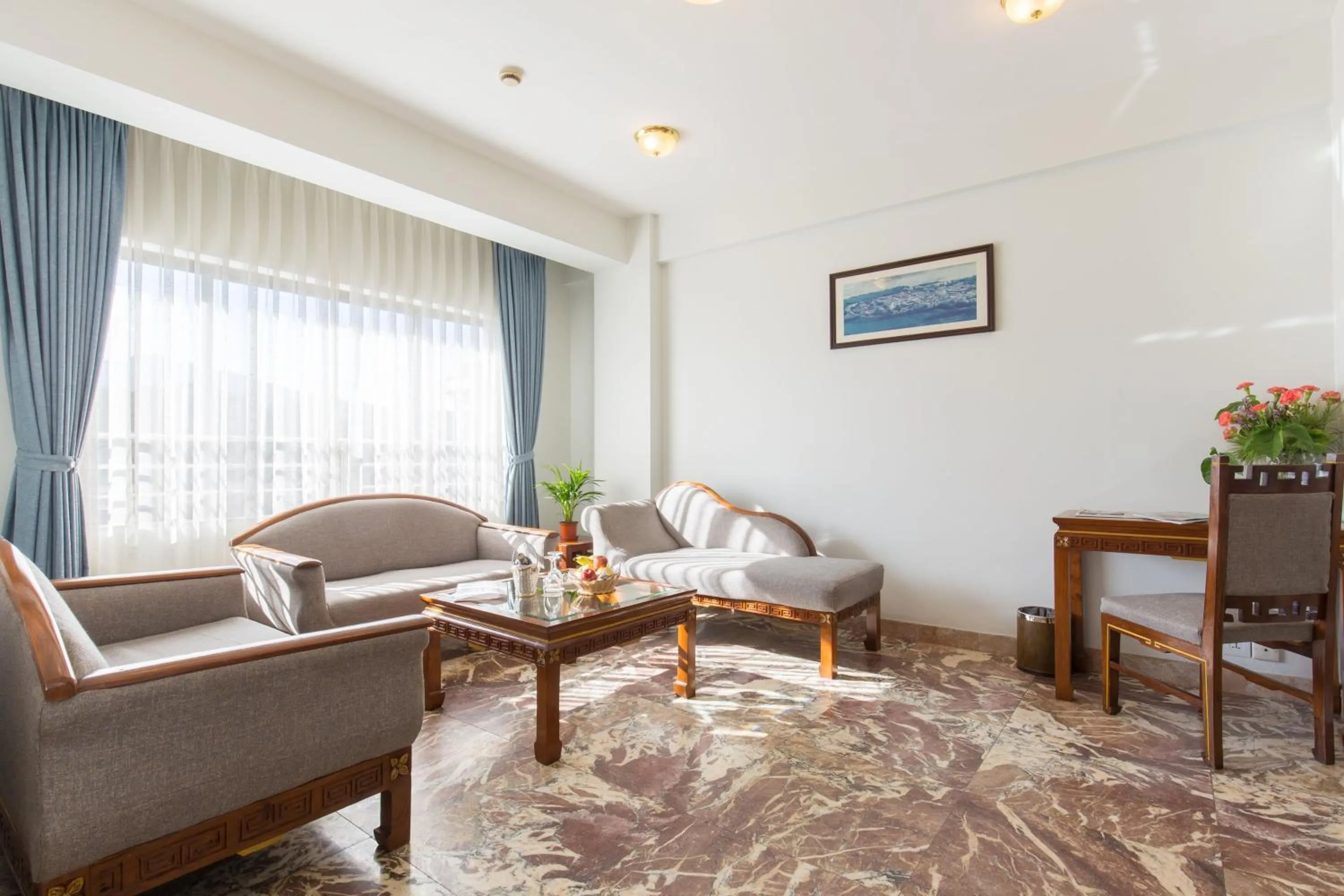 Living room in Hotel Le Himalaya