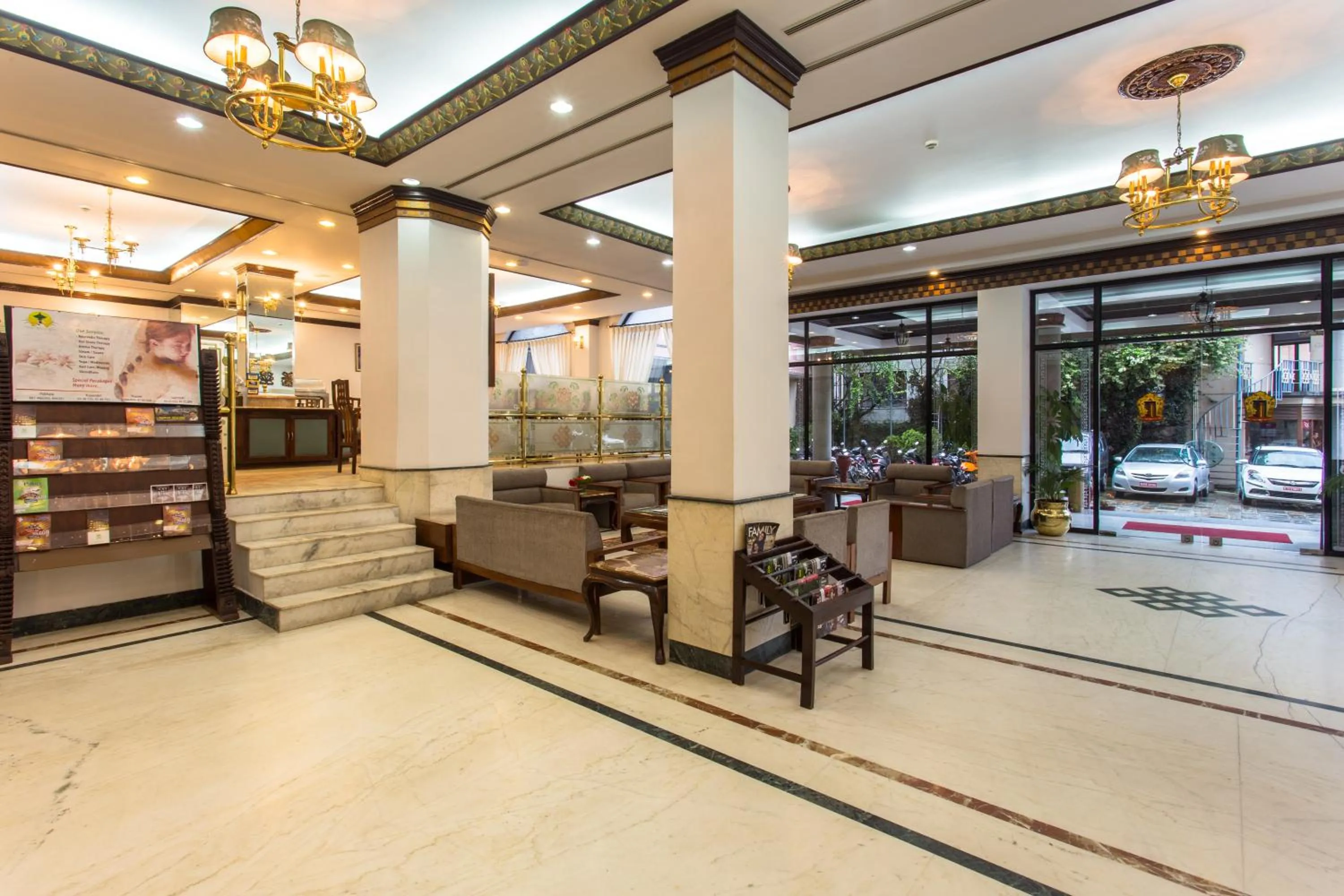 Lobby or reception in Hotel Le Himalaya
