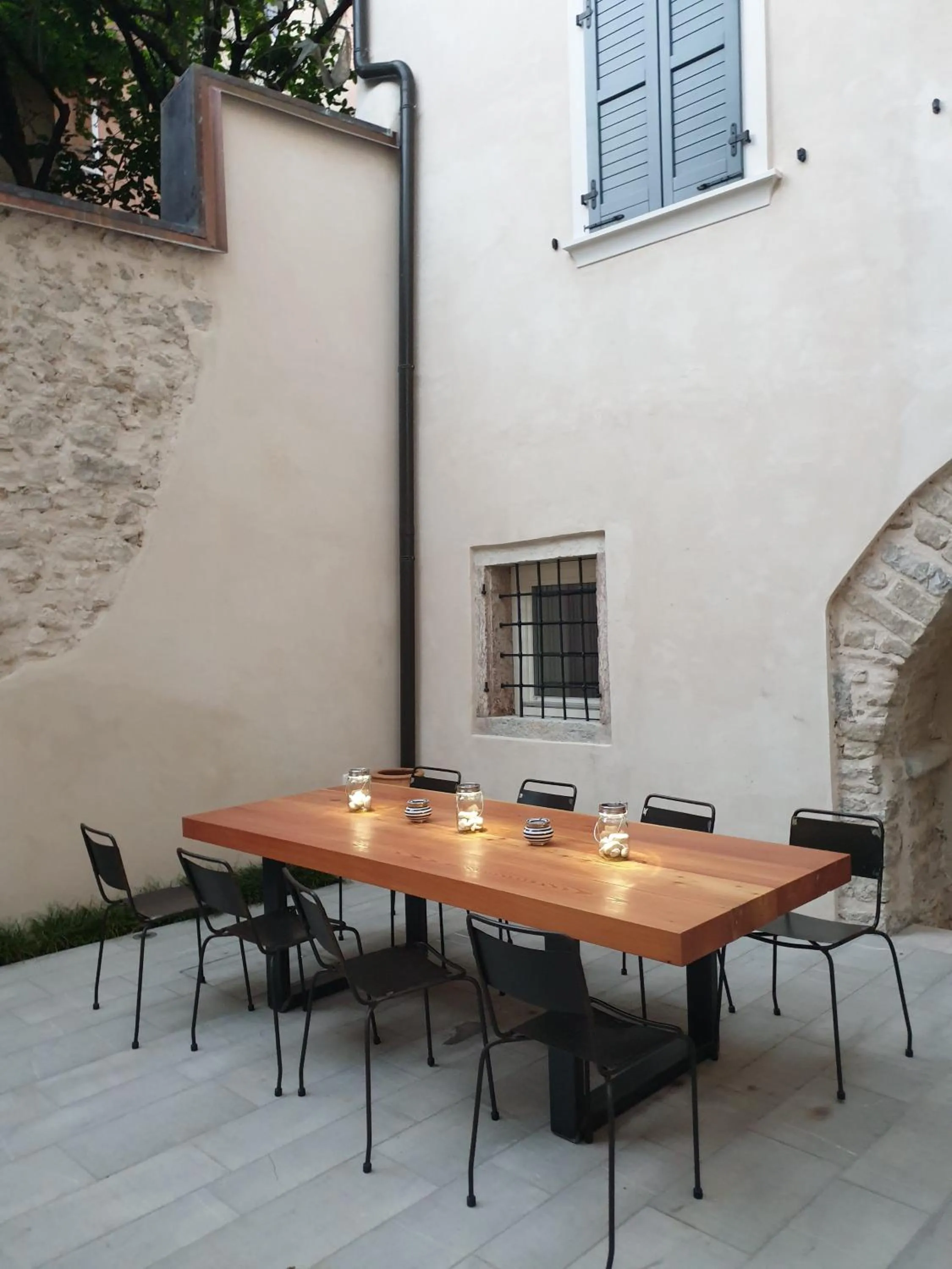 Patio in Casa Kaki - Eco friendly Apartments with Parking & Private Courtyard