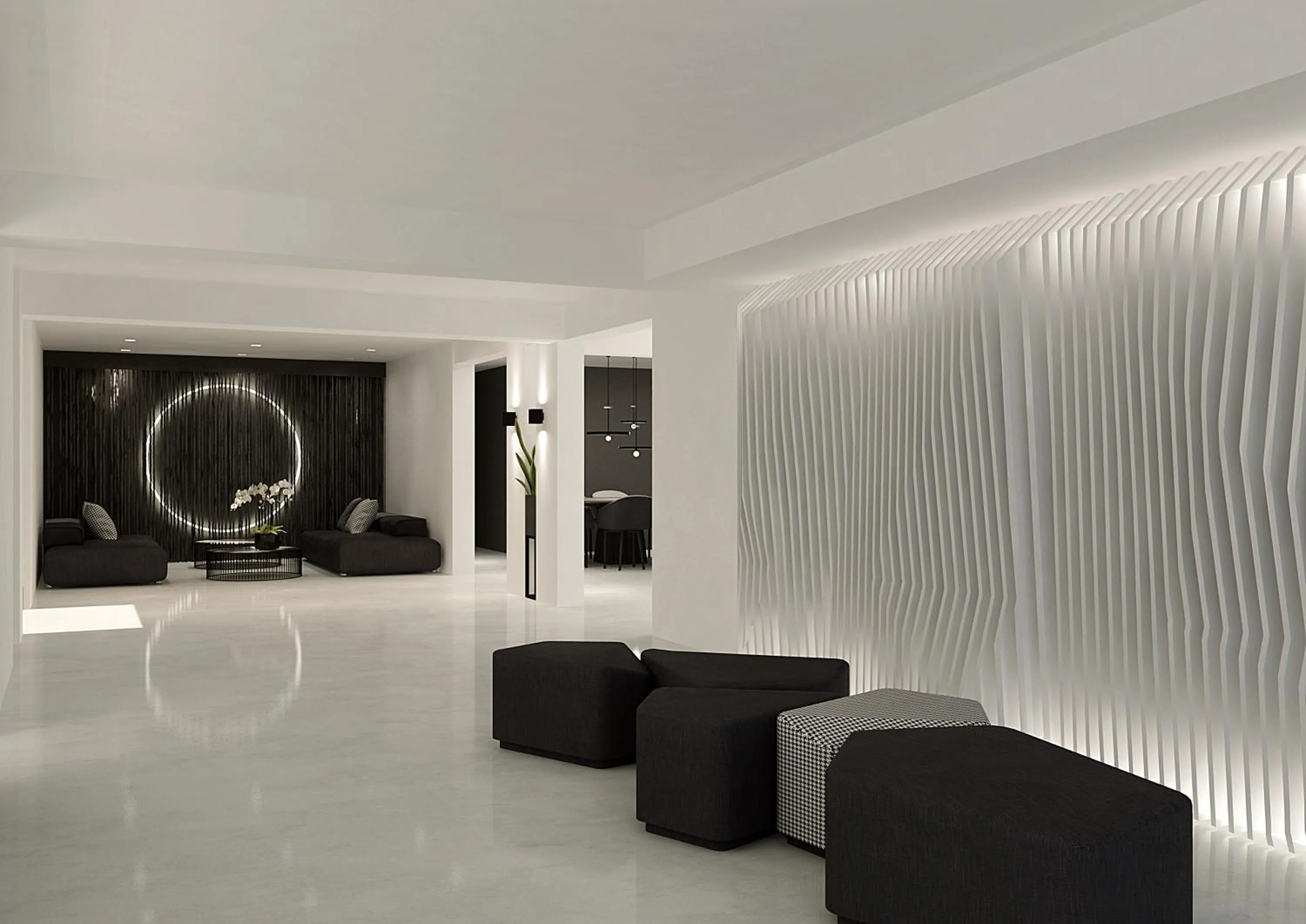 Facade/entrance in Nimbus Mykonos