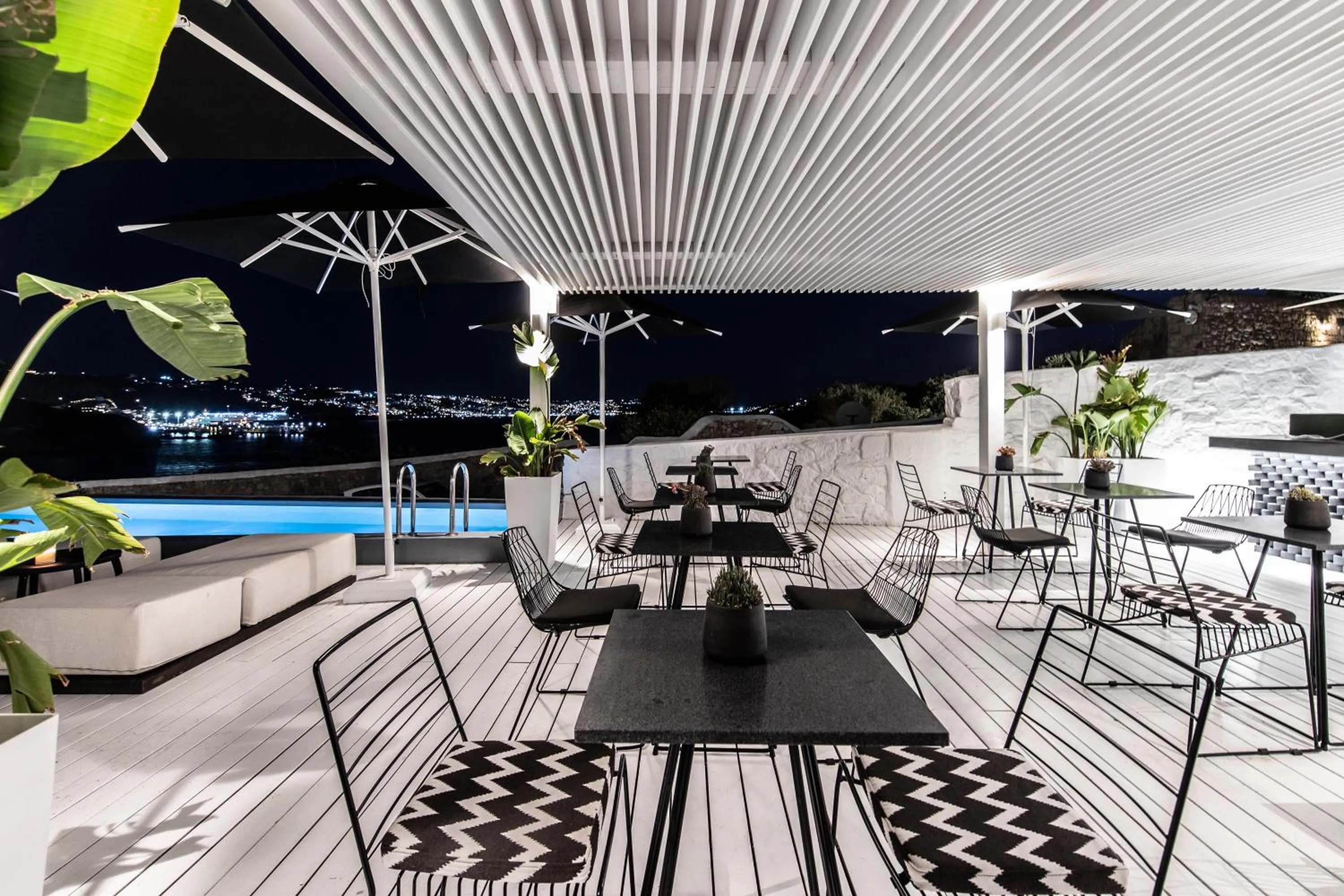 Restaurant/places to eat in Nimbus Mykonos