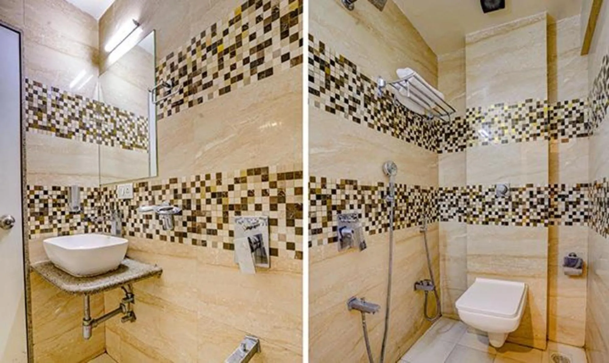 Bathroom in FabHotel Veera Residency - Nr Mumbai International Airport