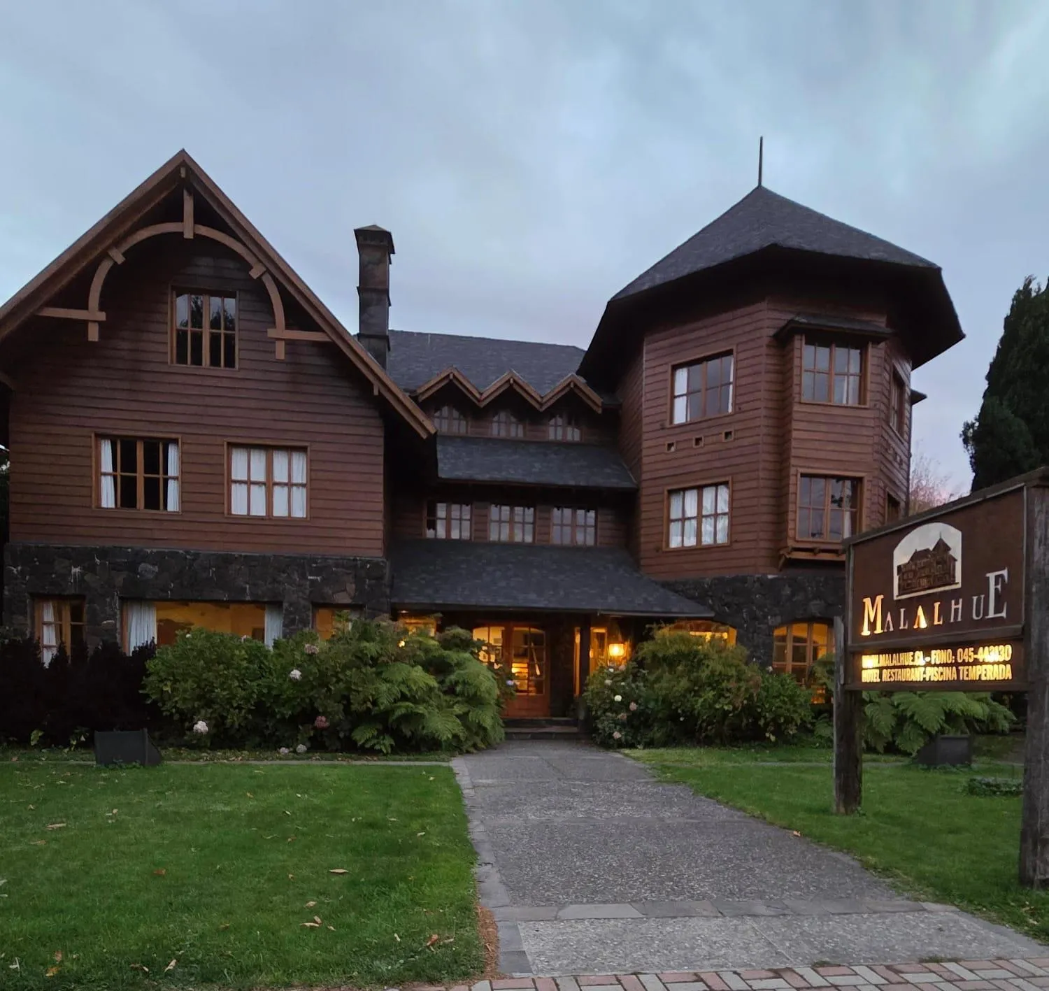 Property building in Hotel Malalhue