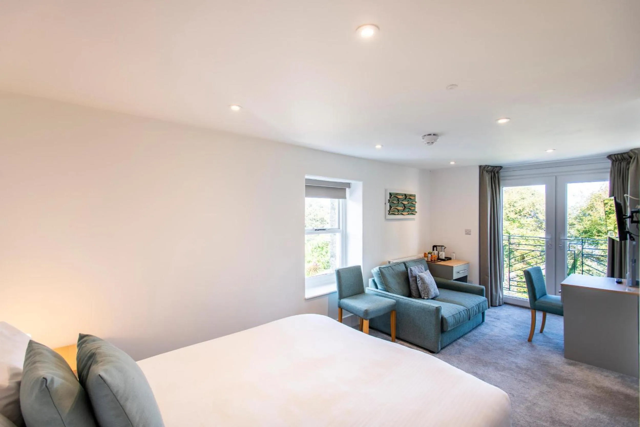 Bed in Tregenna Castle Resort