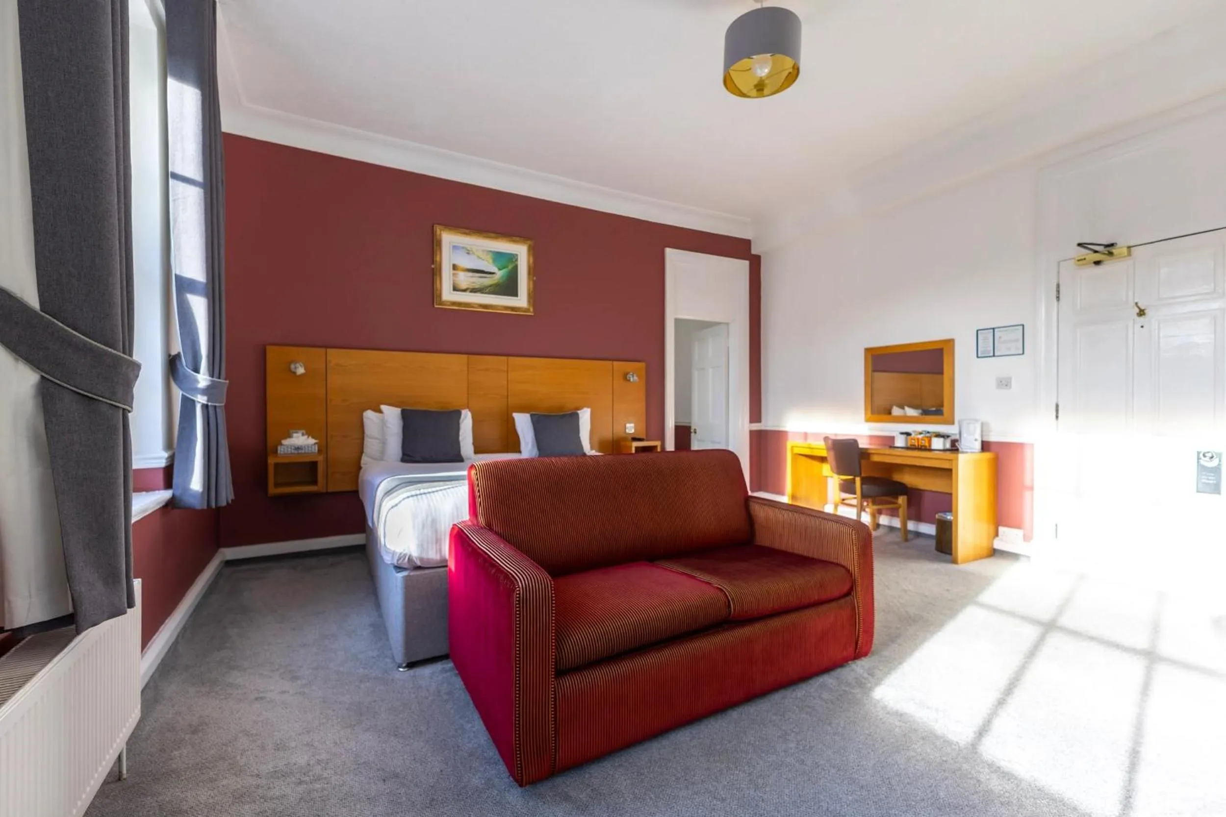 Bed in Tregenna Castle Resort