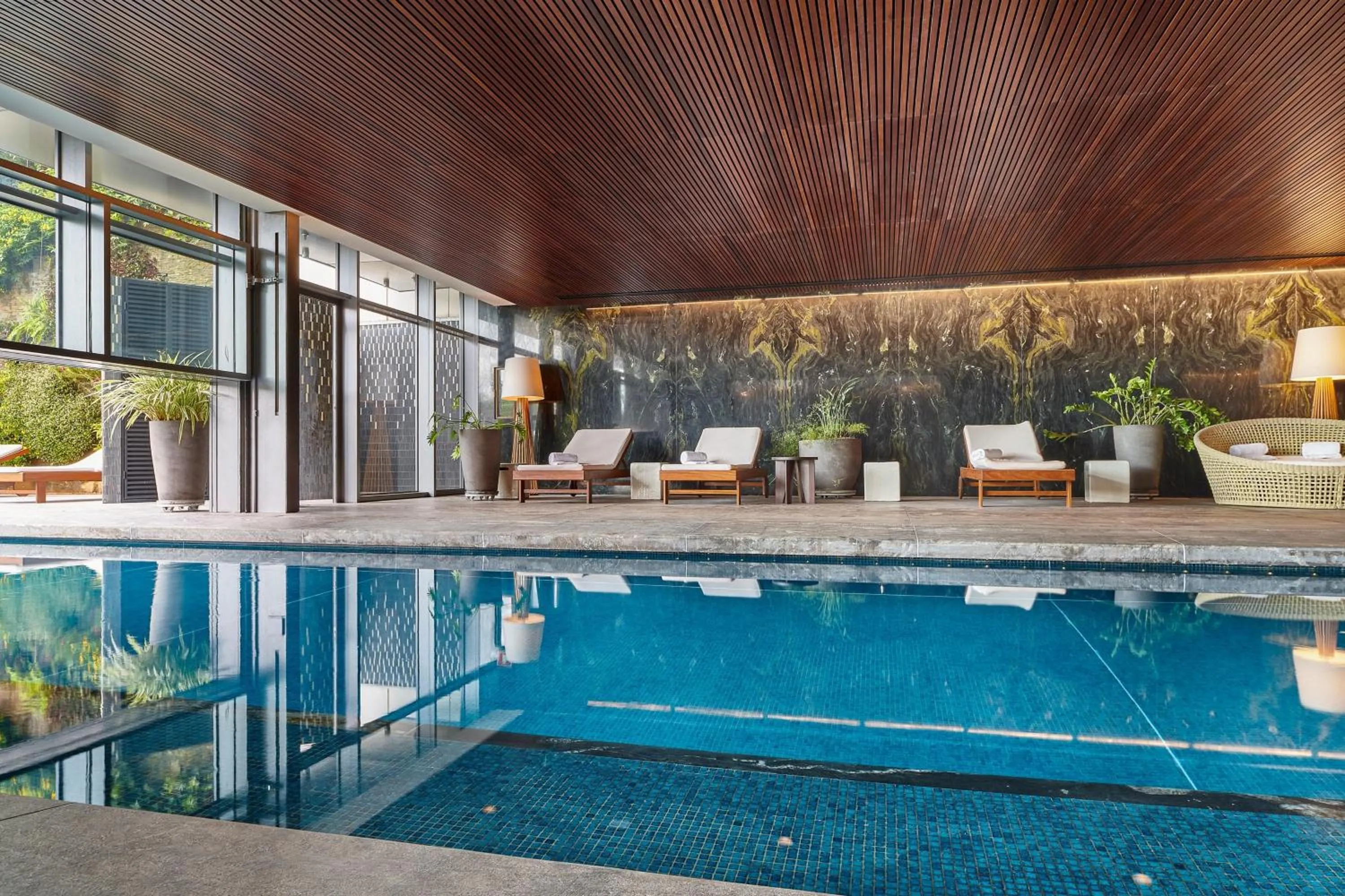 Swimming pool in JW Marriott Hotel Sao Paulo