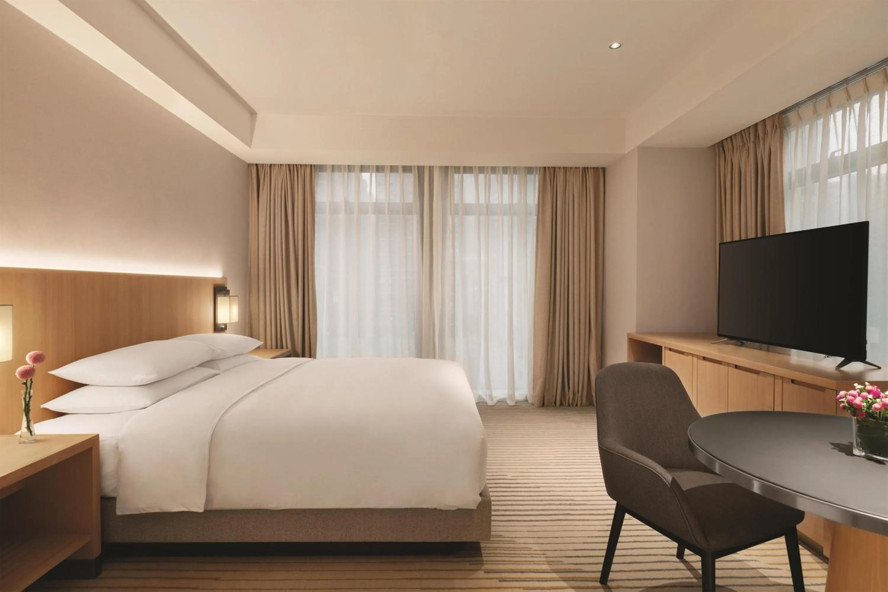 Photo of the whole room, Bed in Hyatt Place Chengdu Pebble Walk