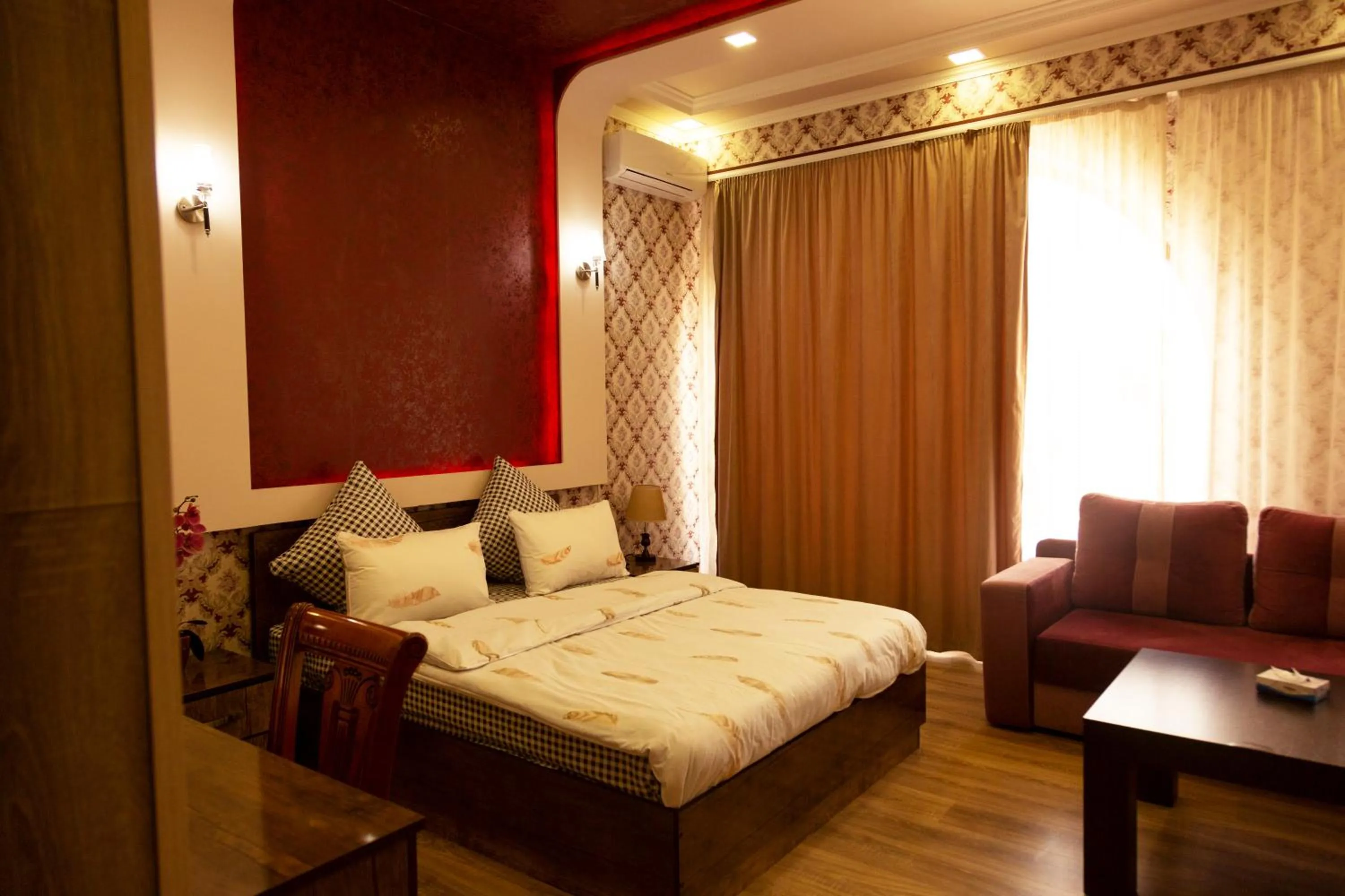 Bed in Hotel Felisa Gyumri