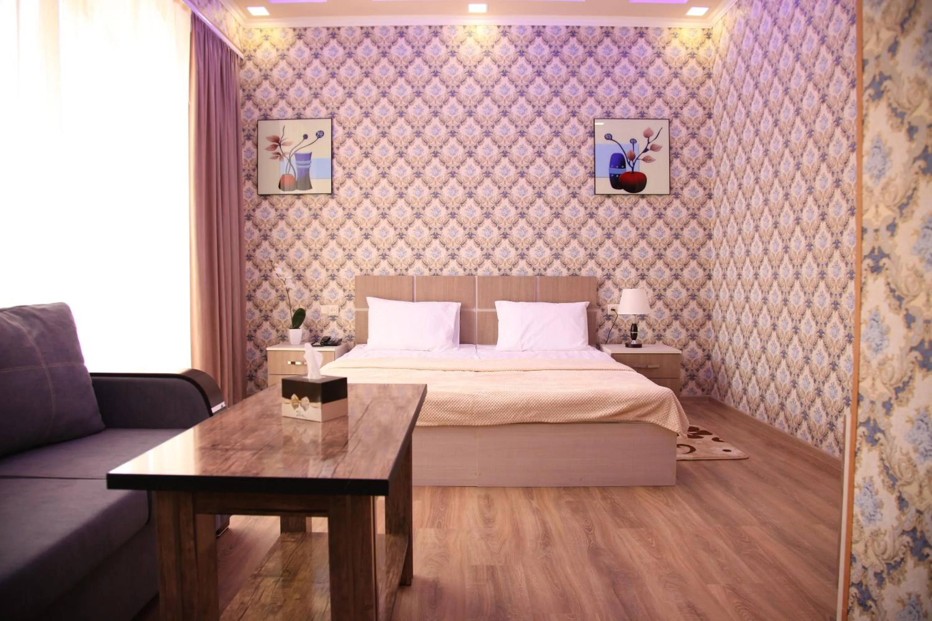 Bed in Hotel Felisa Gyumri