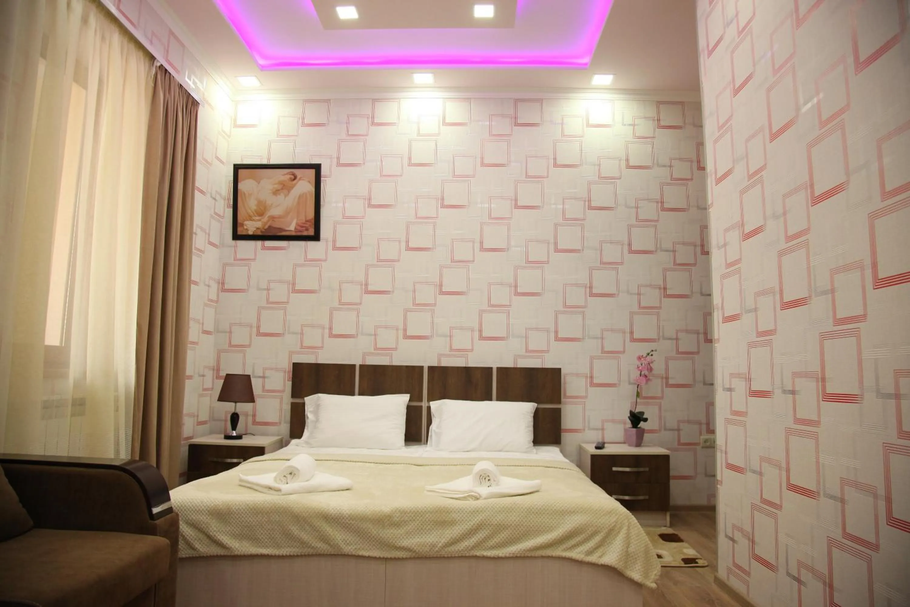 Bed in Hotel Felisa Gyumri