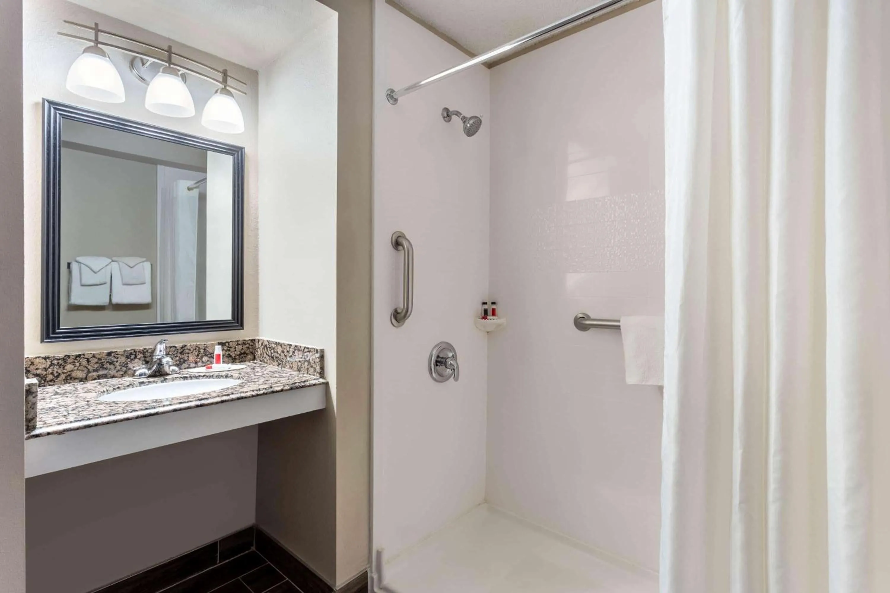 Shower in Baymont by Wyndham Rochester Mayo Clinic Area