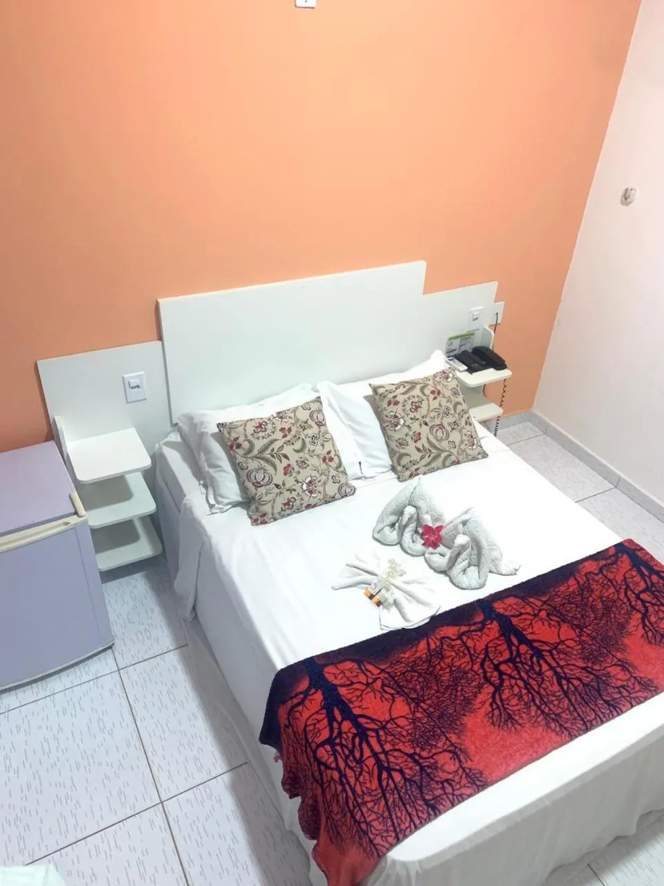 Bed in Pousada Verdes Mares